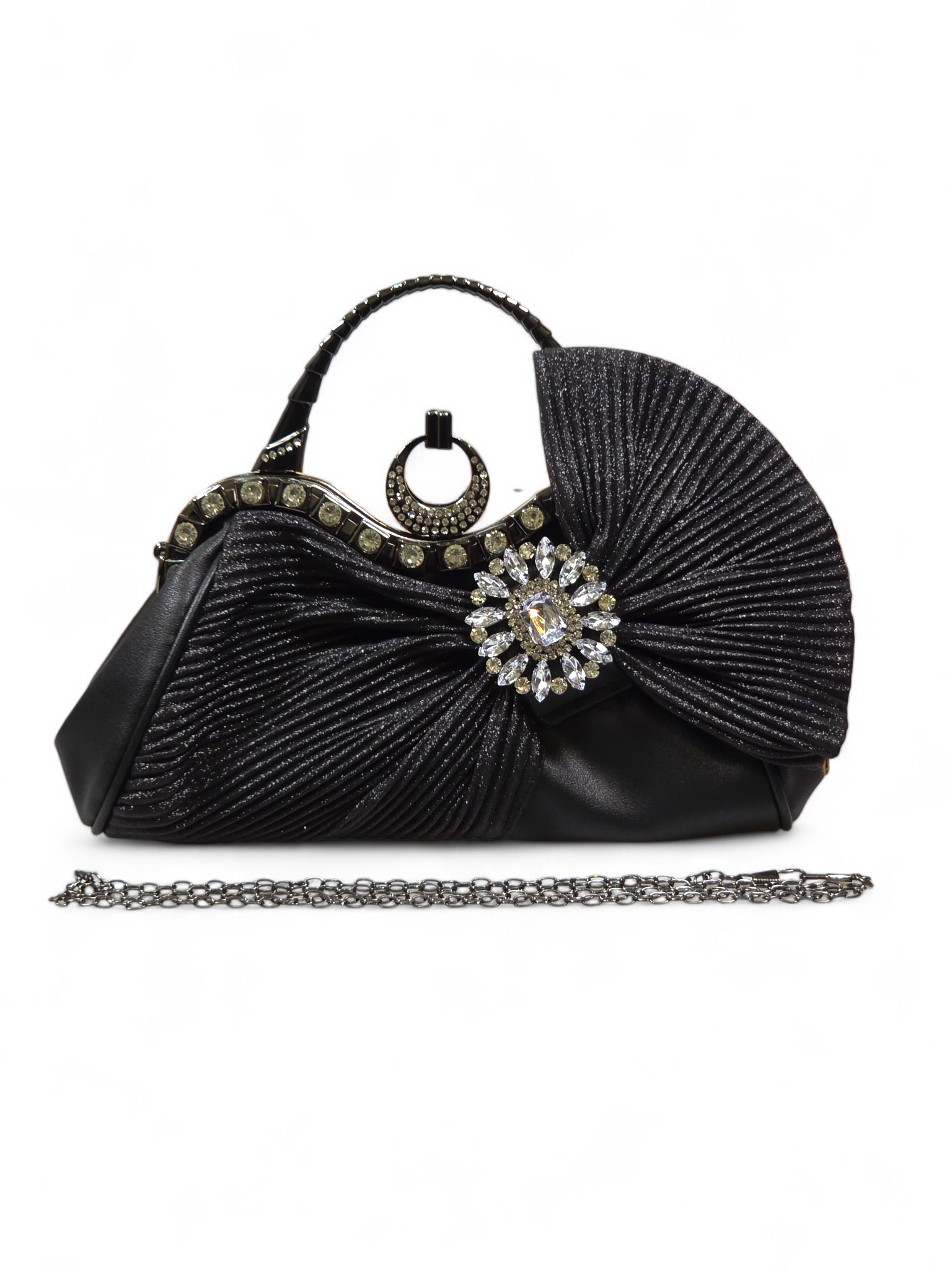 Bolsa Clutch Cristal Preto 1083