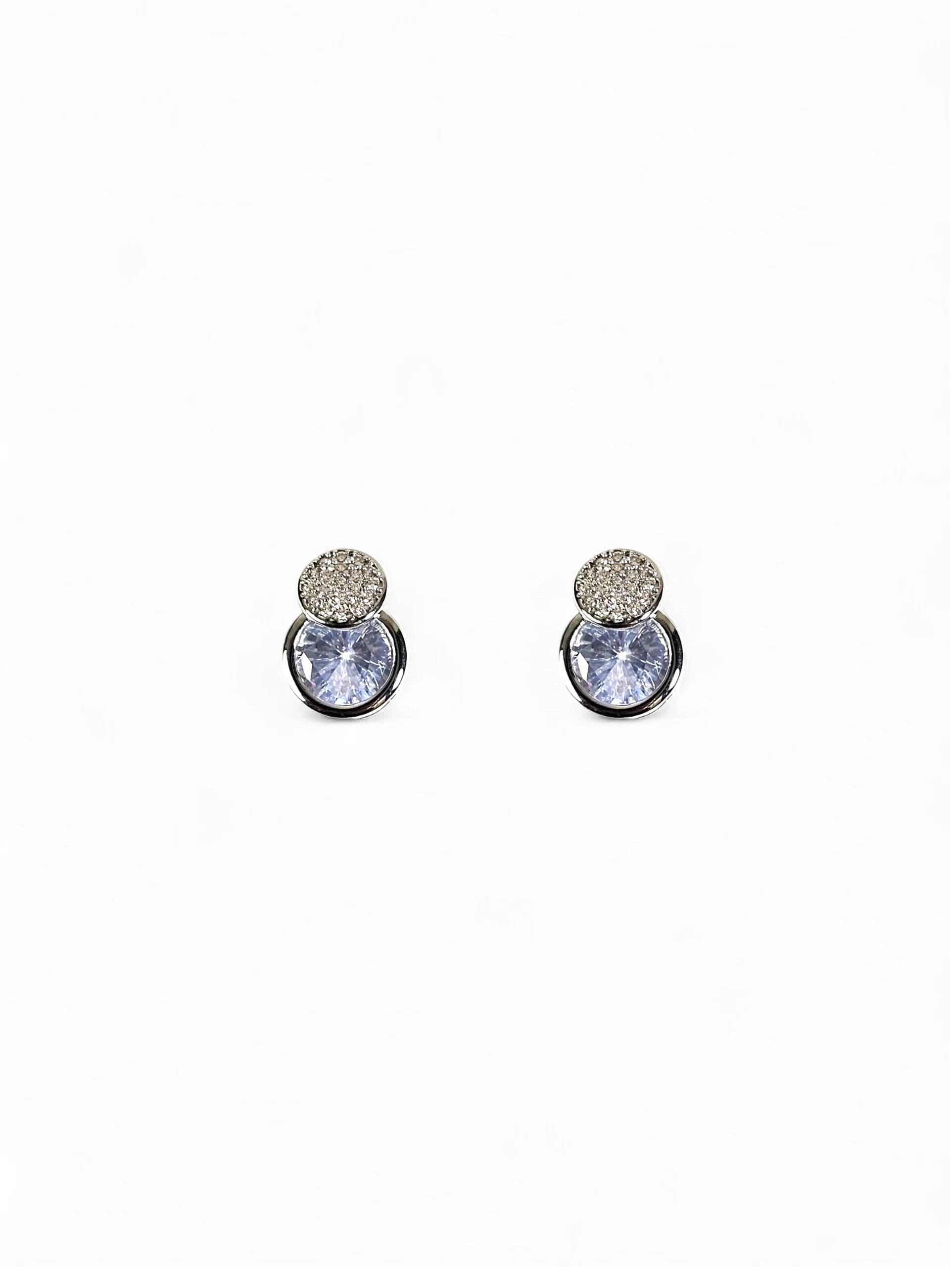 Brinco Zirconia Prata 008