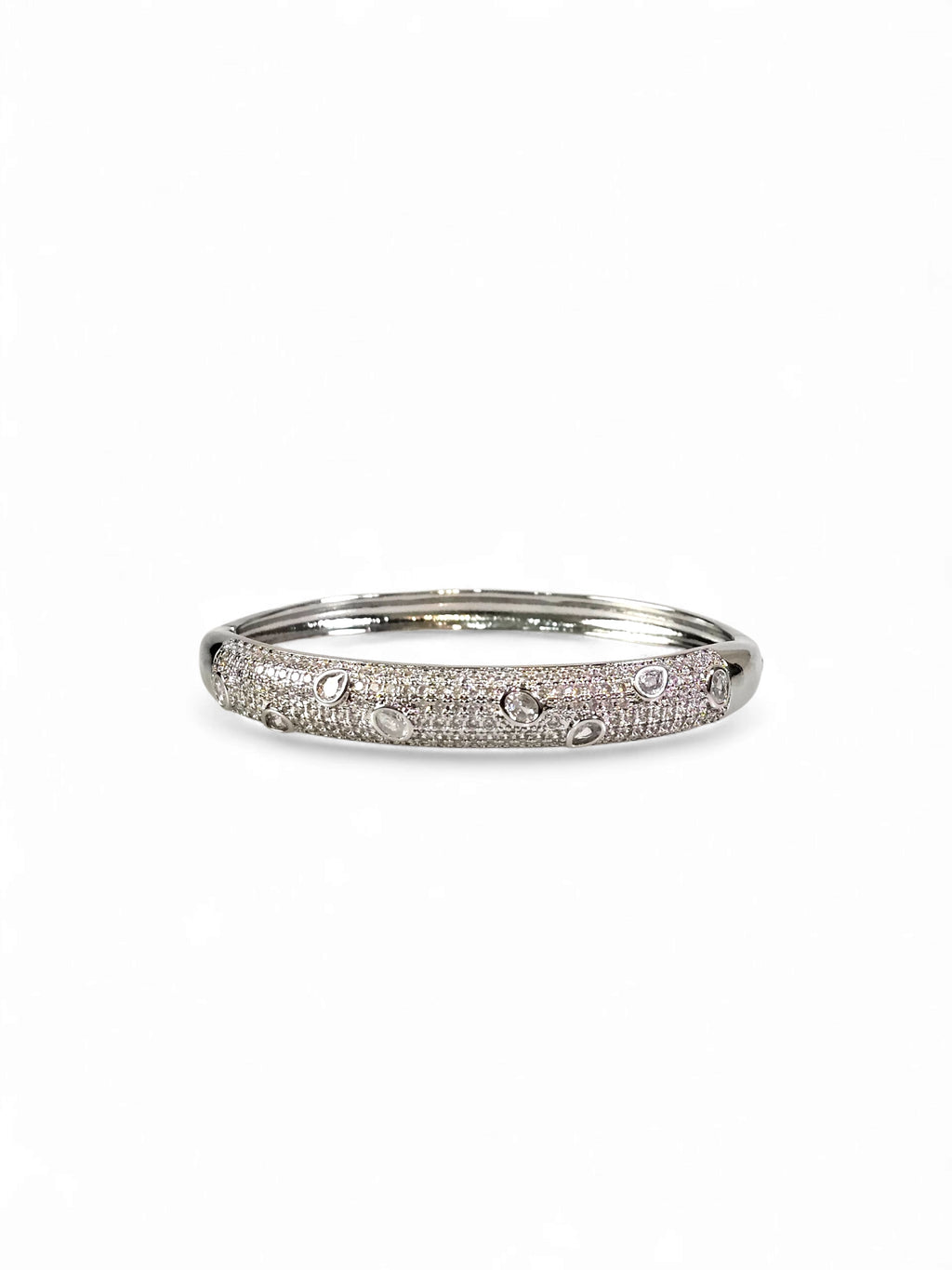 Pulseira Cristal Zirconia Prata 010