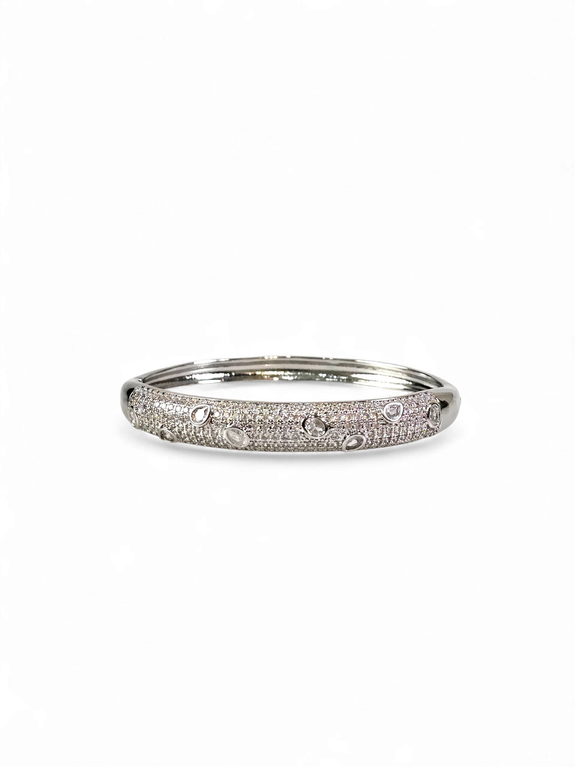 Pulseira Cristal Zirconia Prata 010