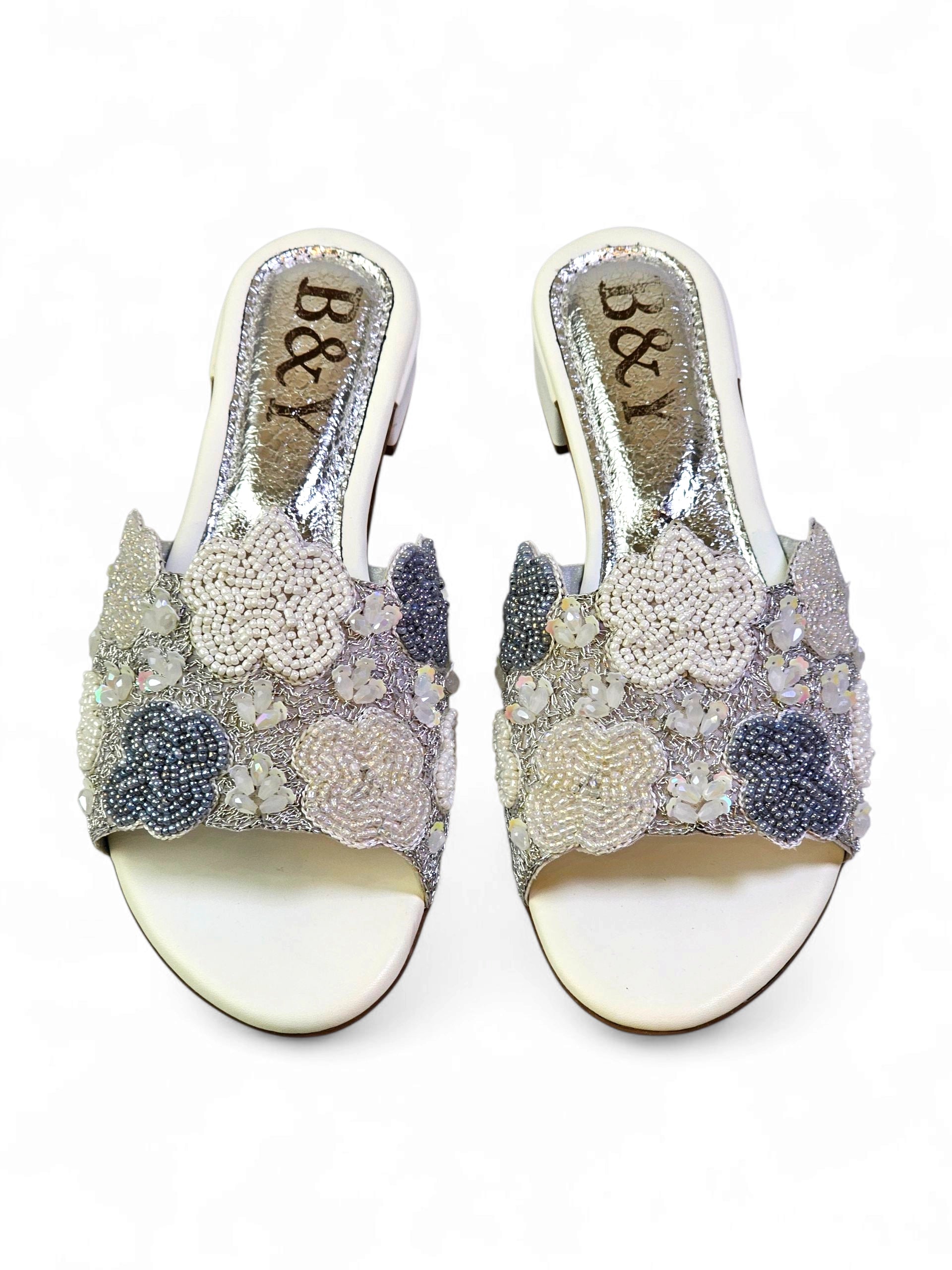 Tamanco 9693 Branco Salto Bloco