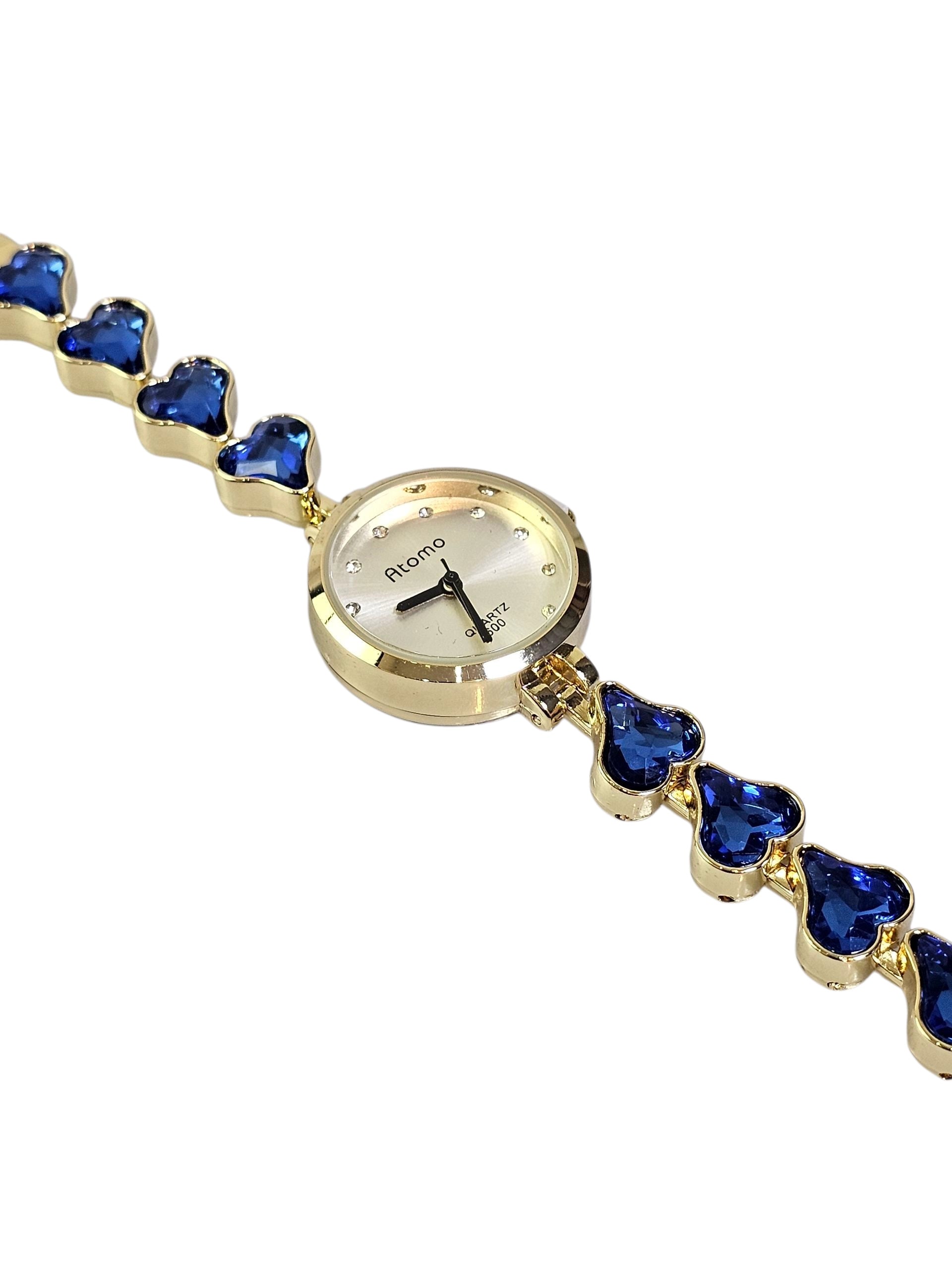 Relógio Prova d’Água com Pulseira Folheada 032