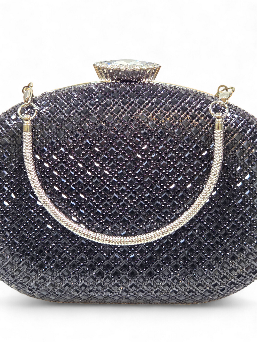 Bolsa Clutch Cristal Preto 1057