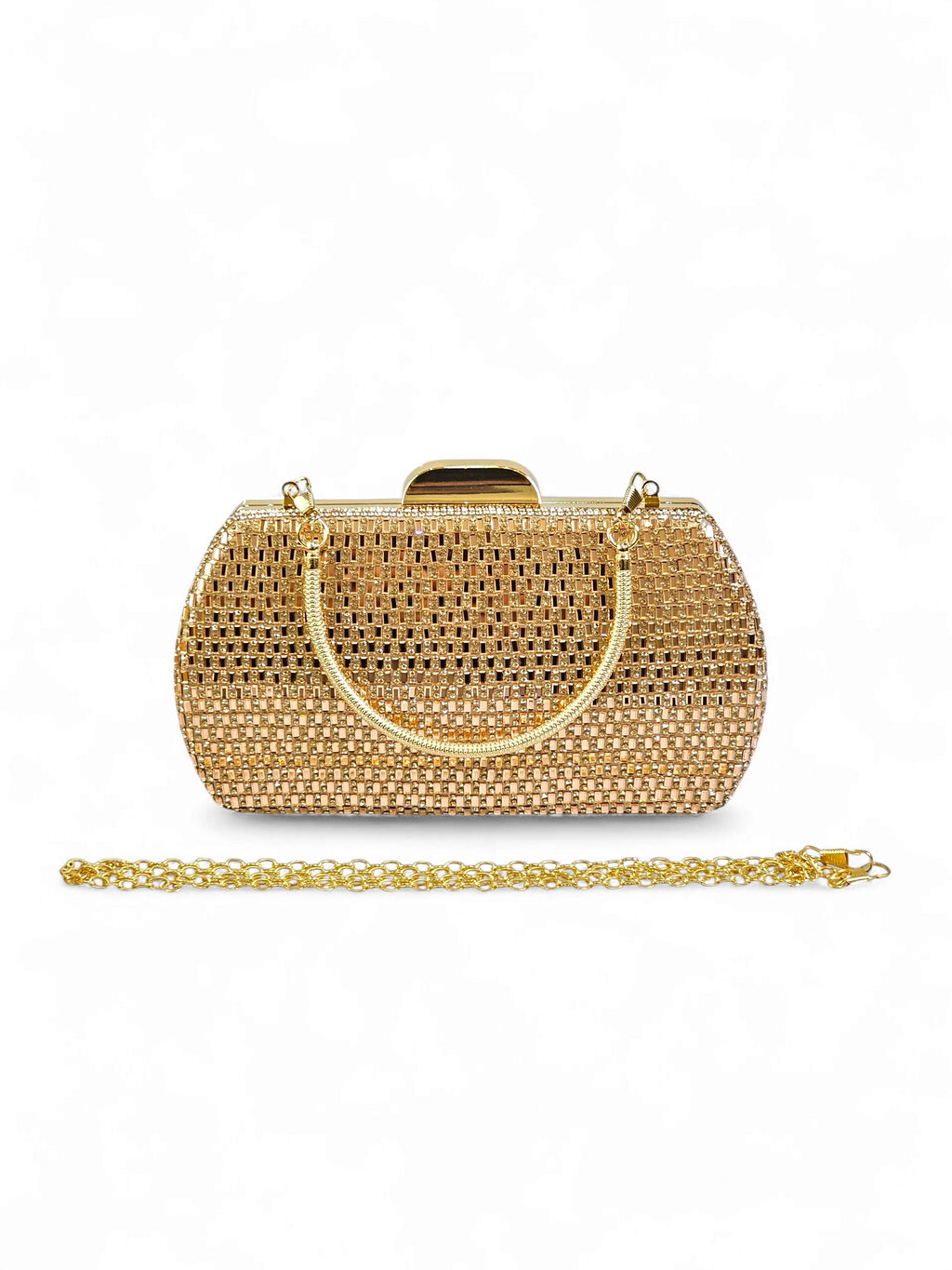 Bolsa Clutch Cristal Champagne 012