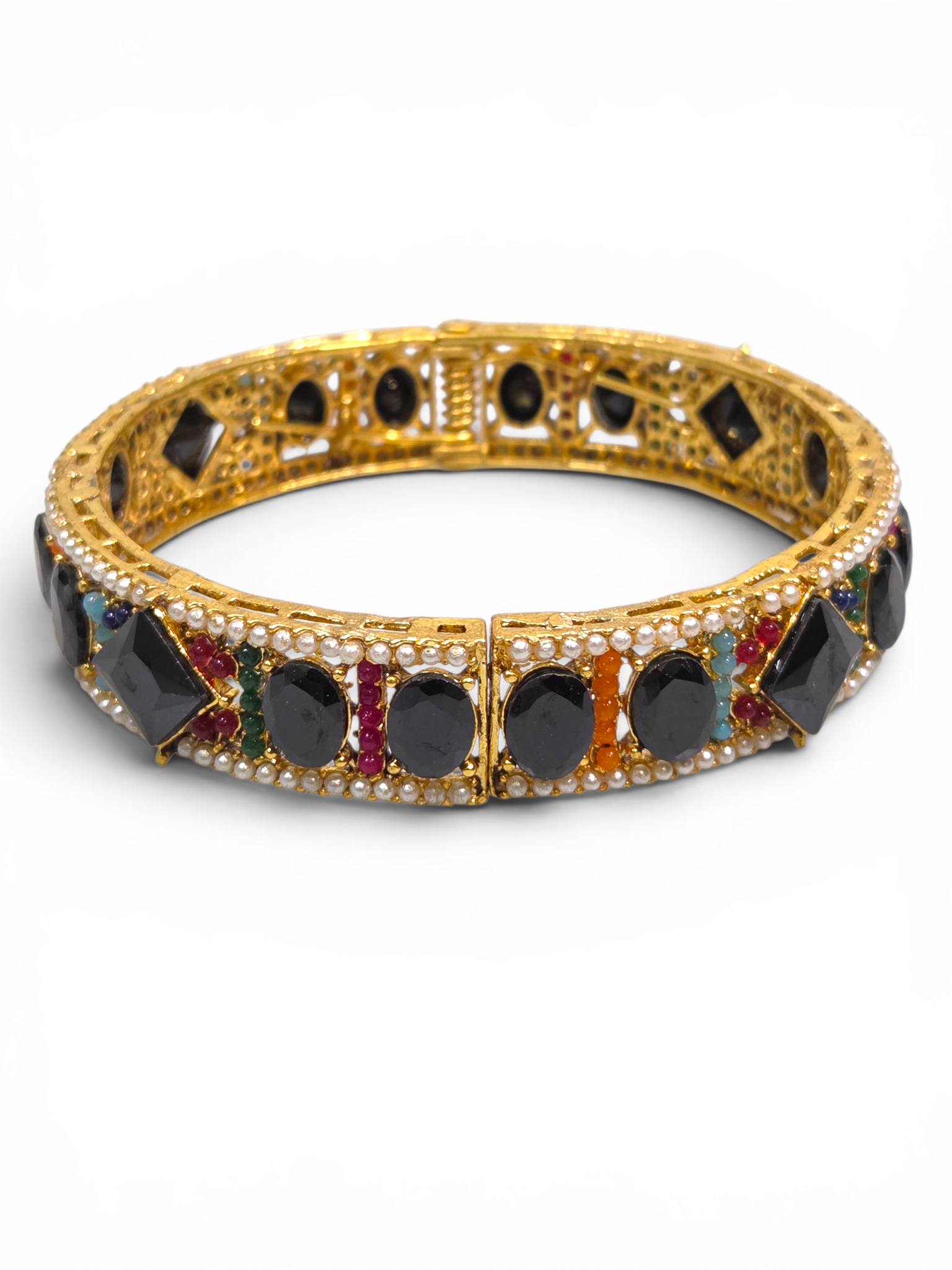 Bracelete Folheado Semi Joia Dourado #2023