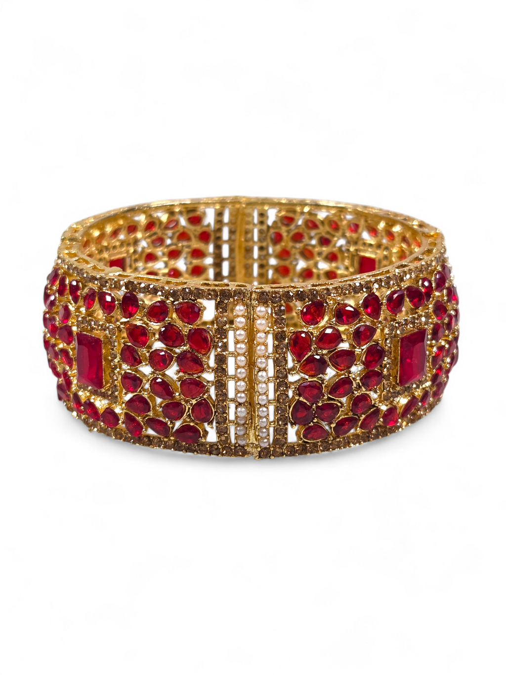 Bracelete Folheado Semi Joia Dourado #1003