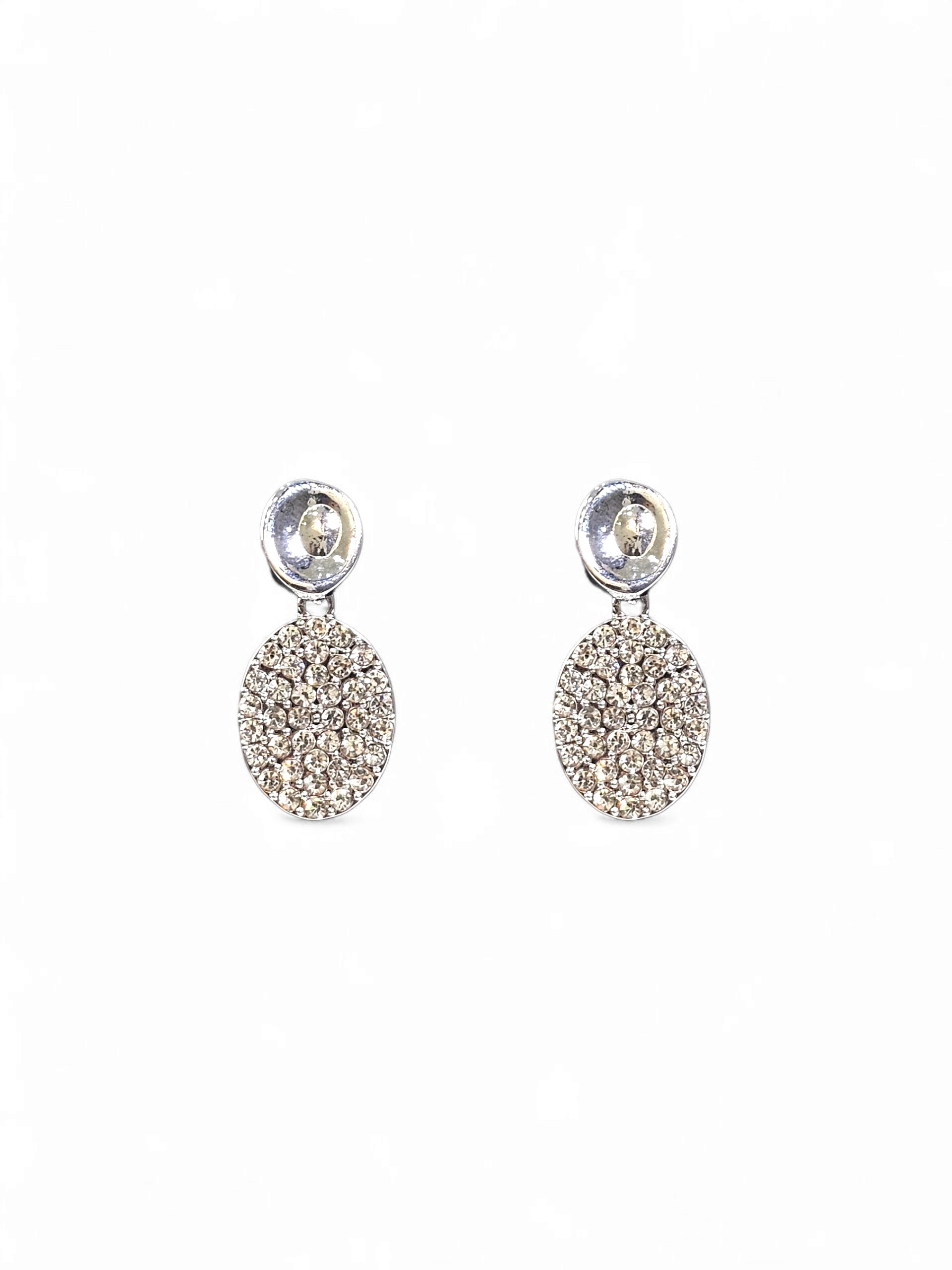 Brinco Cristal Prata 056