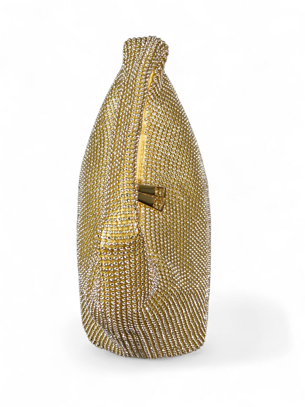 Bolsa Luxo Cristal Dourada 1040