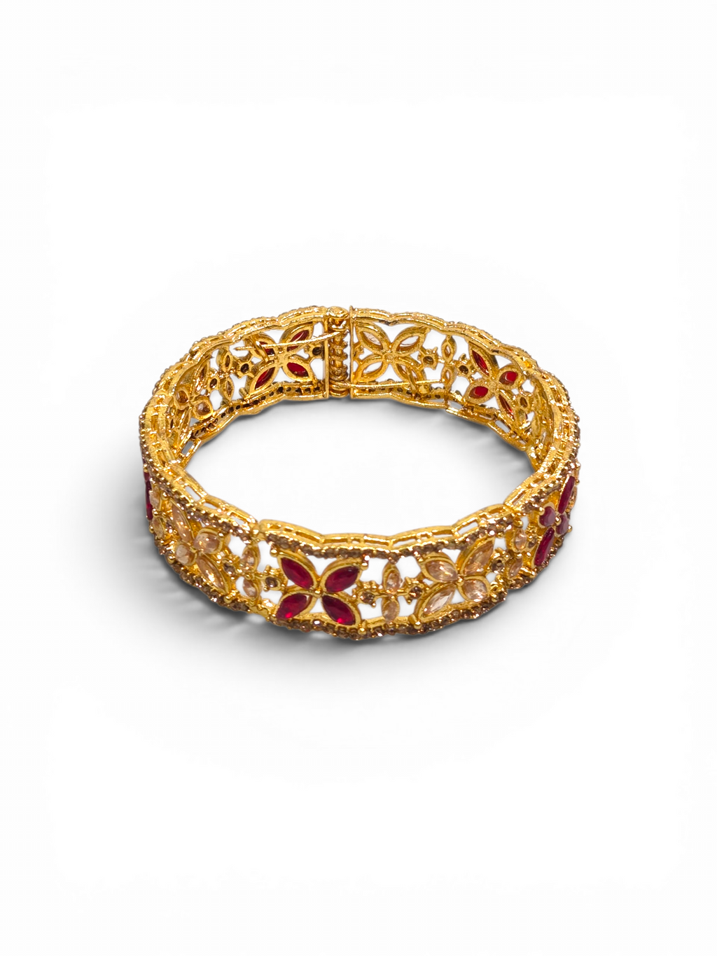 Bracelete Folheado Semi Joia Dourado #2032
