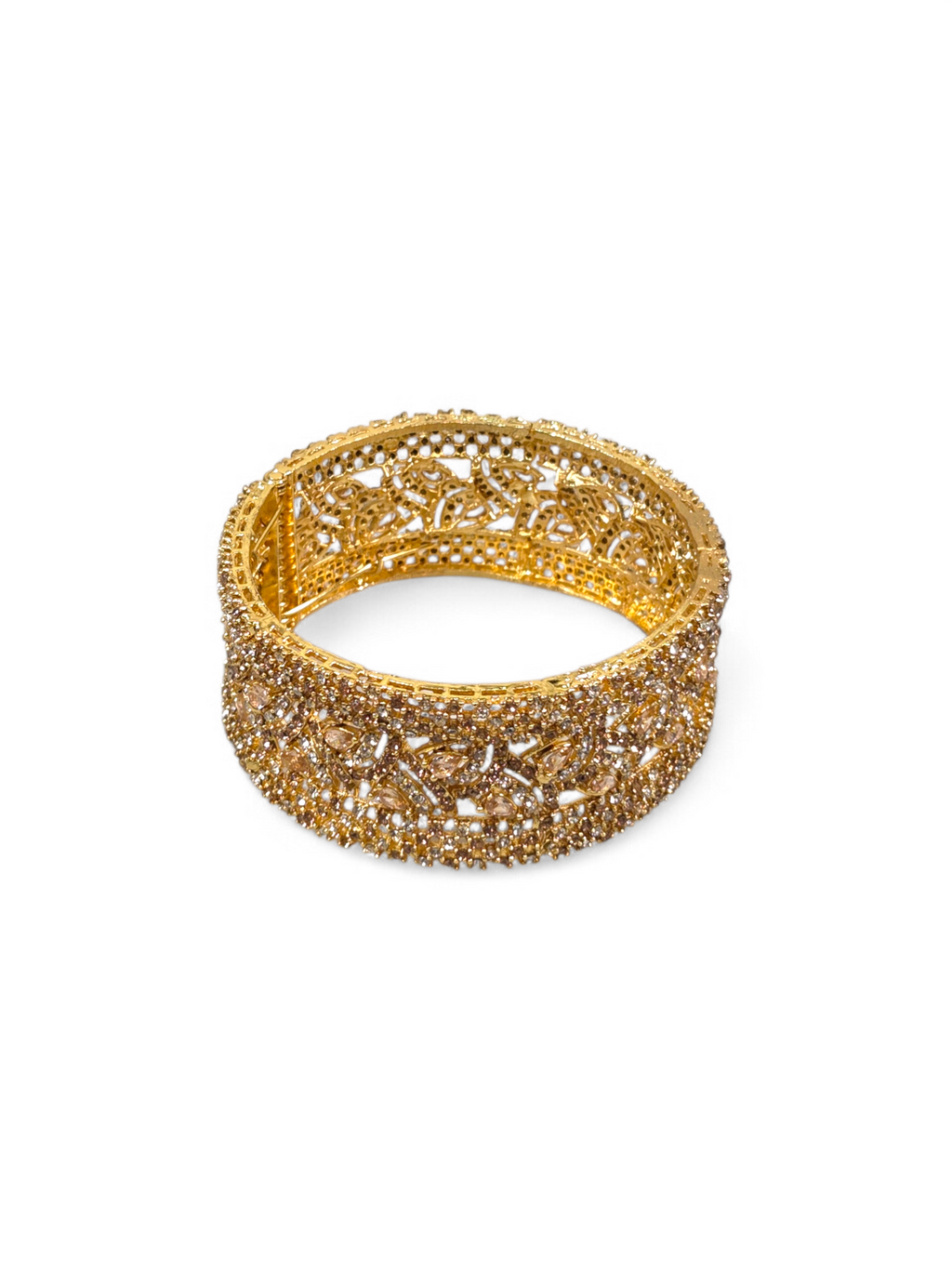 Bracelete Folheado Semi Joia Dourada #1066