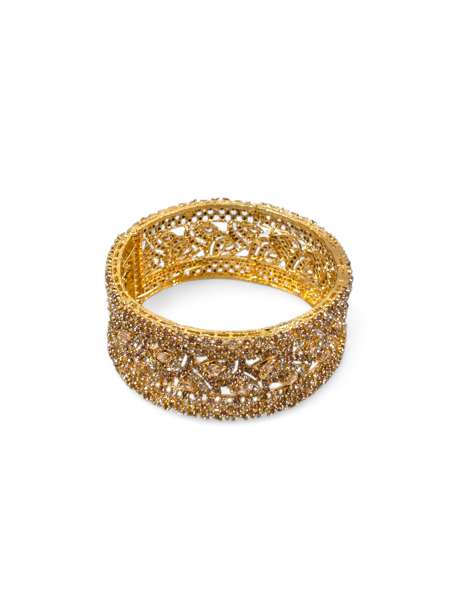 Bracelete Folheado Semi Joia Dourada #1066