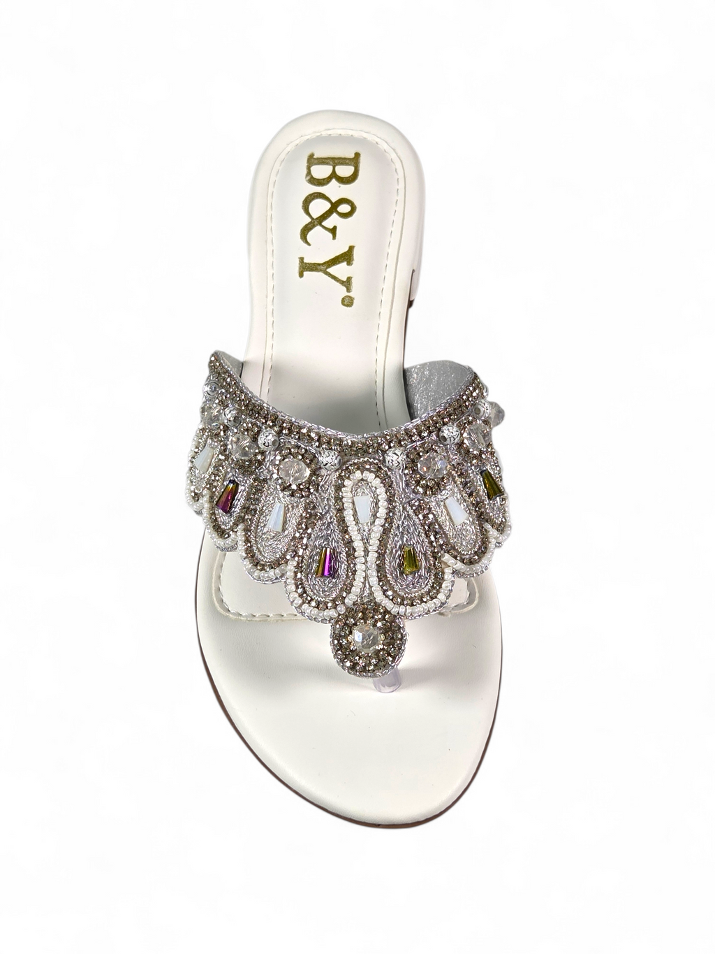 Chinelo 9622 Branco Salto Bloco