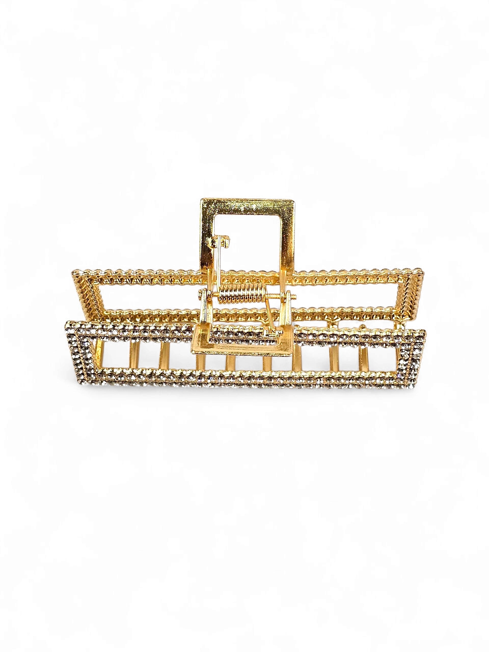 Prendedor de Cabelo Cristal Grande 006