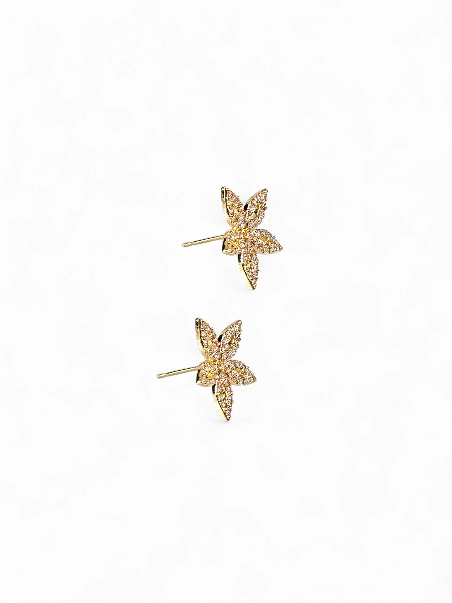Brinco Zirconia Dourado 025