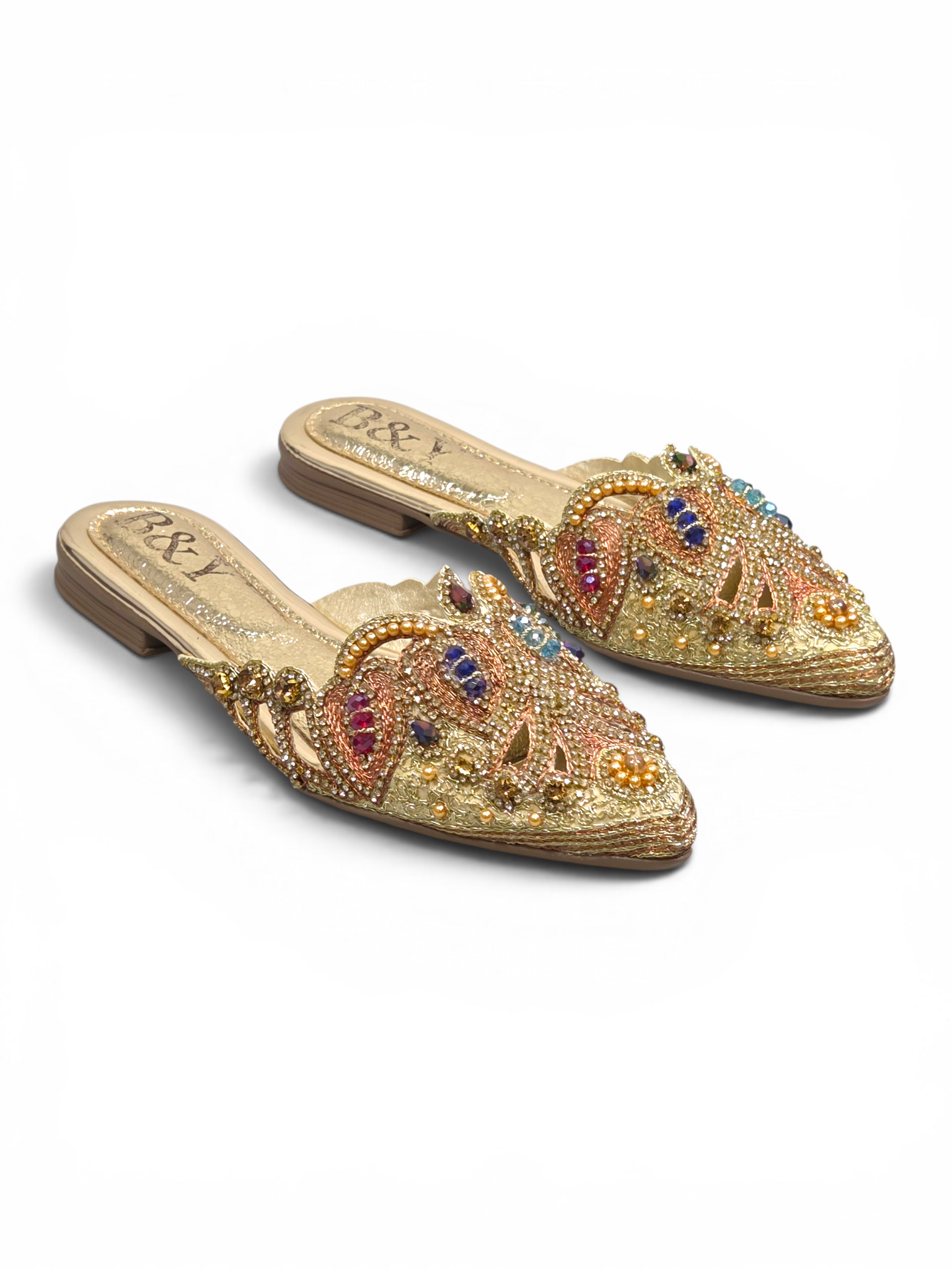 Mule 9518 Dourado Sem Salto
