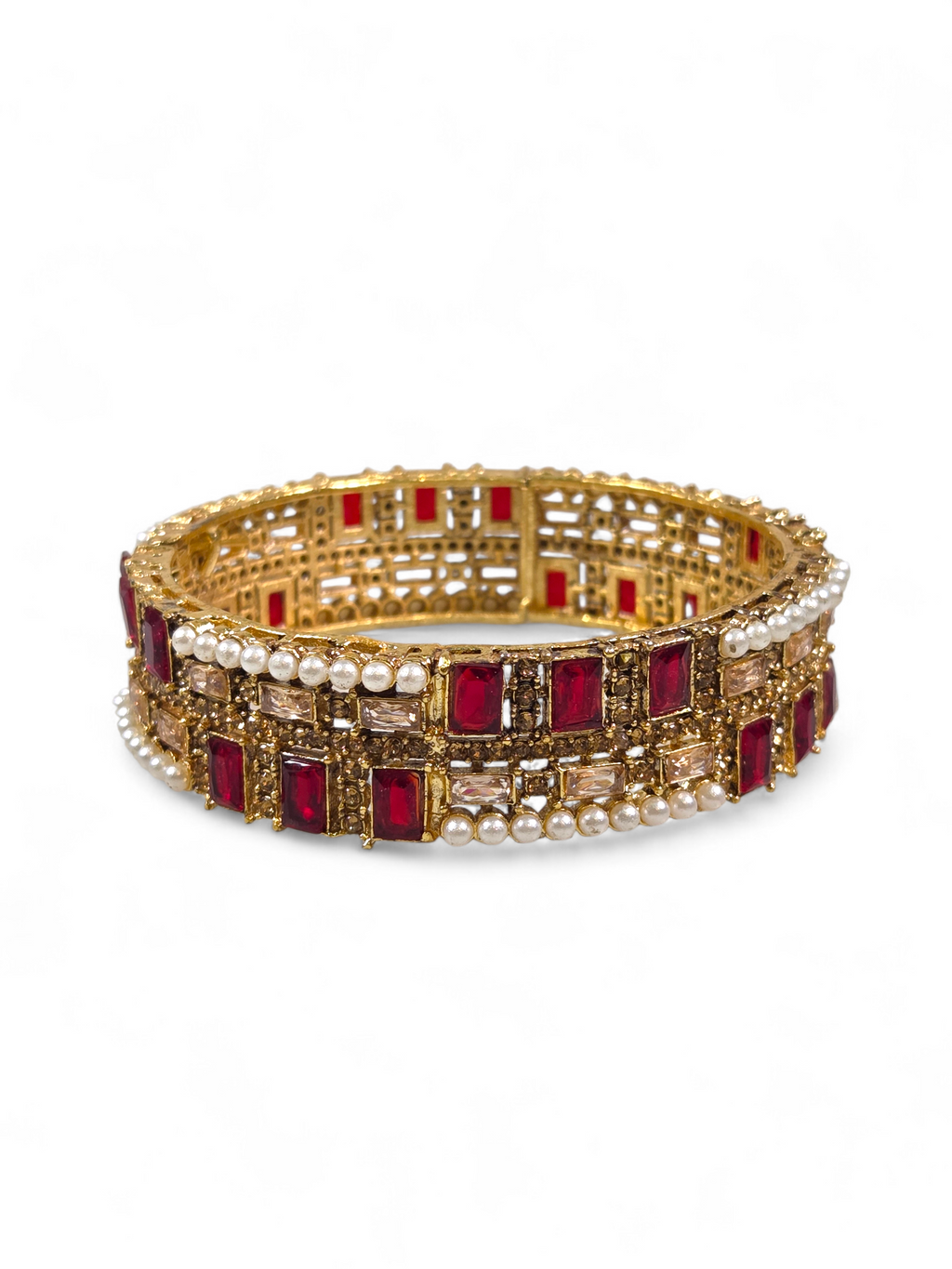 Bracelete Folheado Semi Joia Dourado #1010