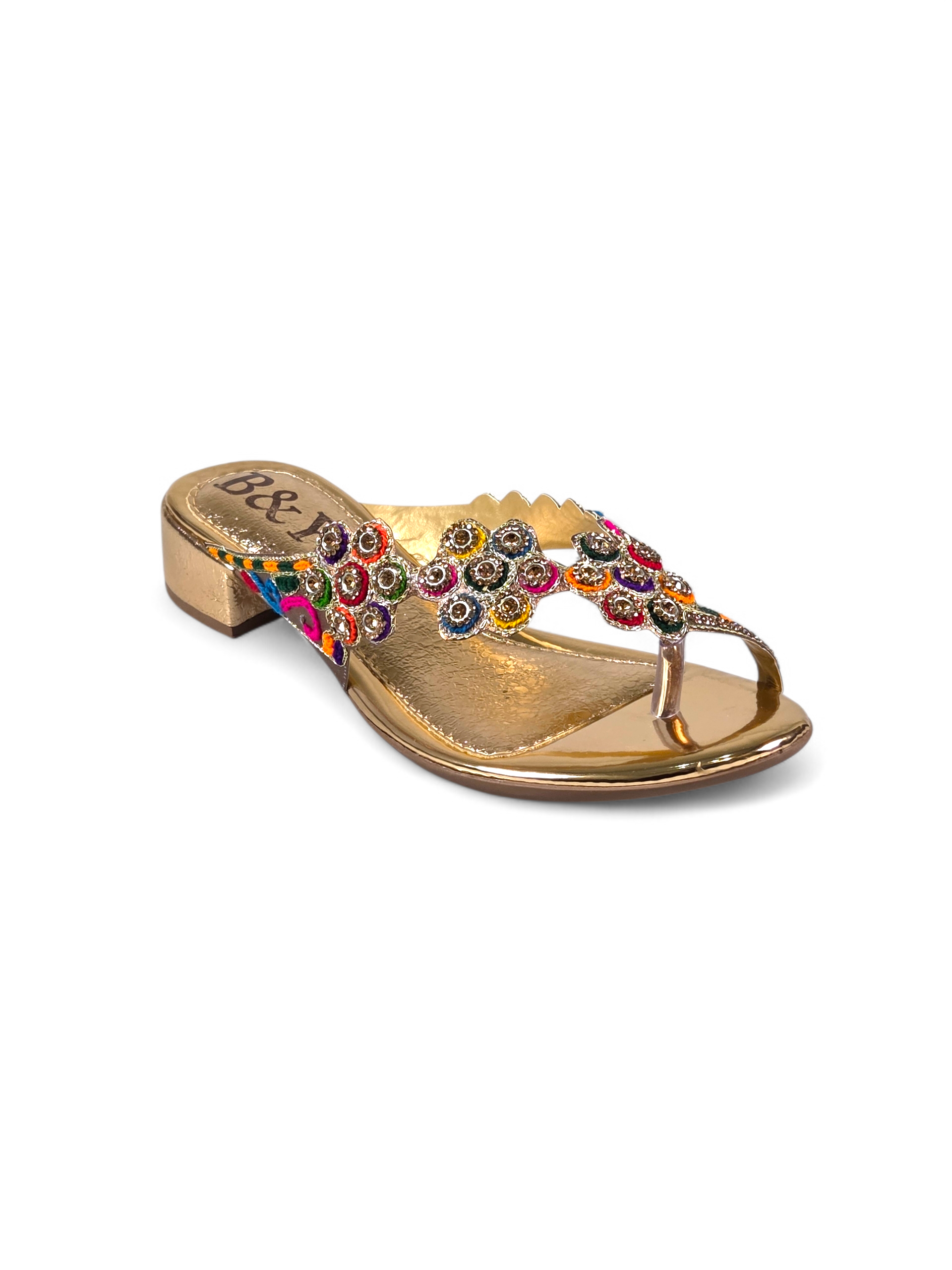 Chinelo 9817 Bronze Salto Bloco