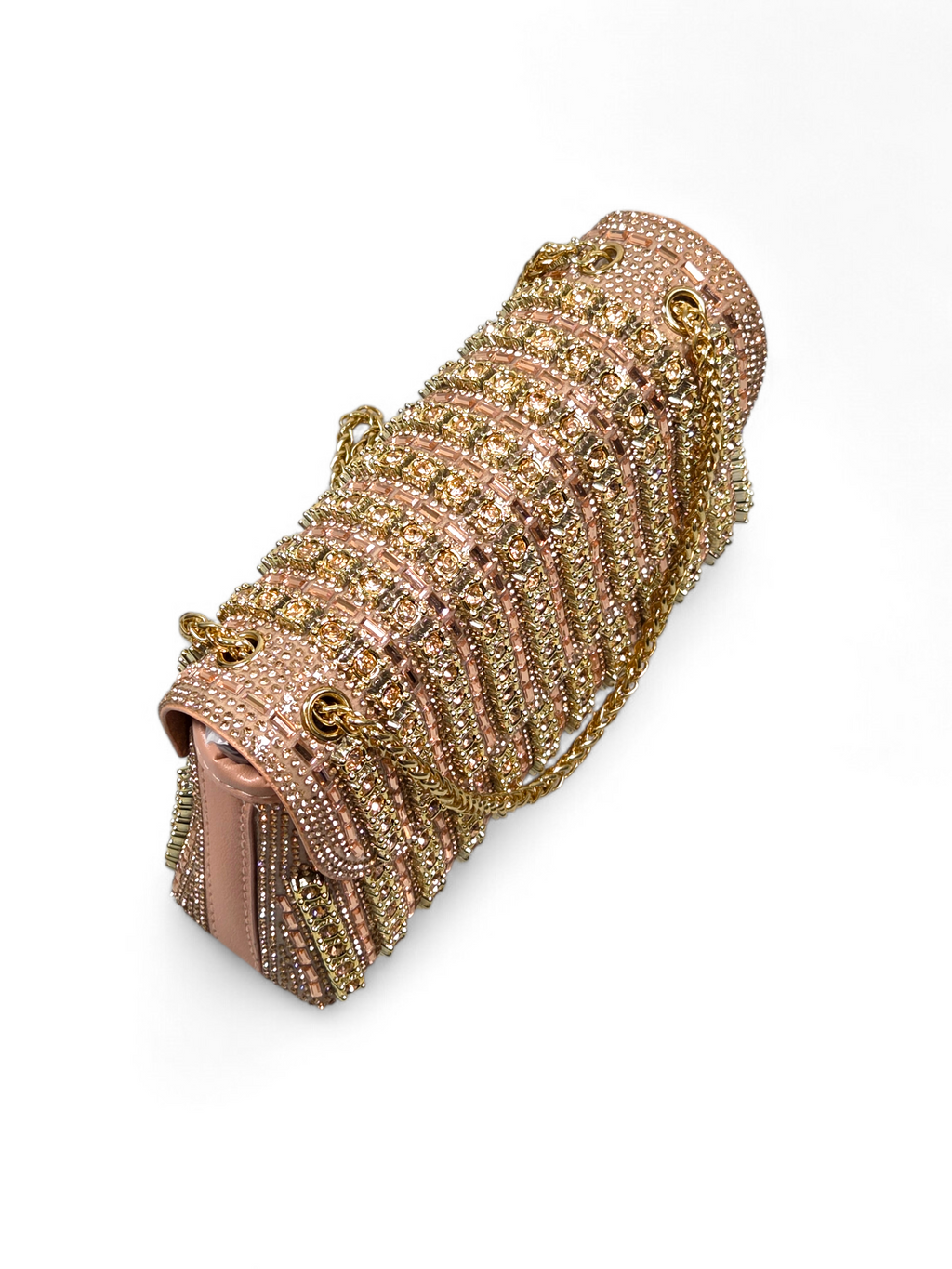 Bolsa Clutch Cristal Champagne 1063