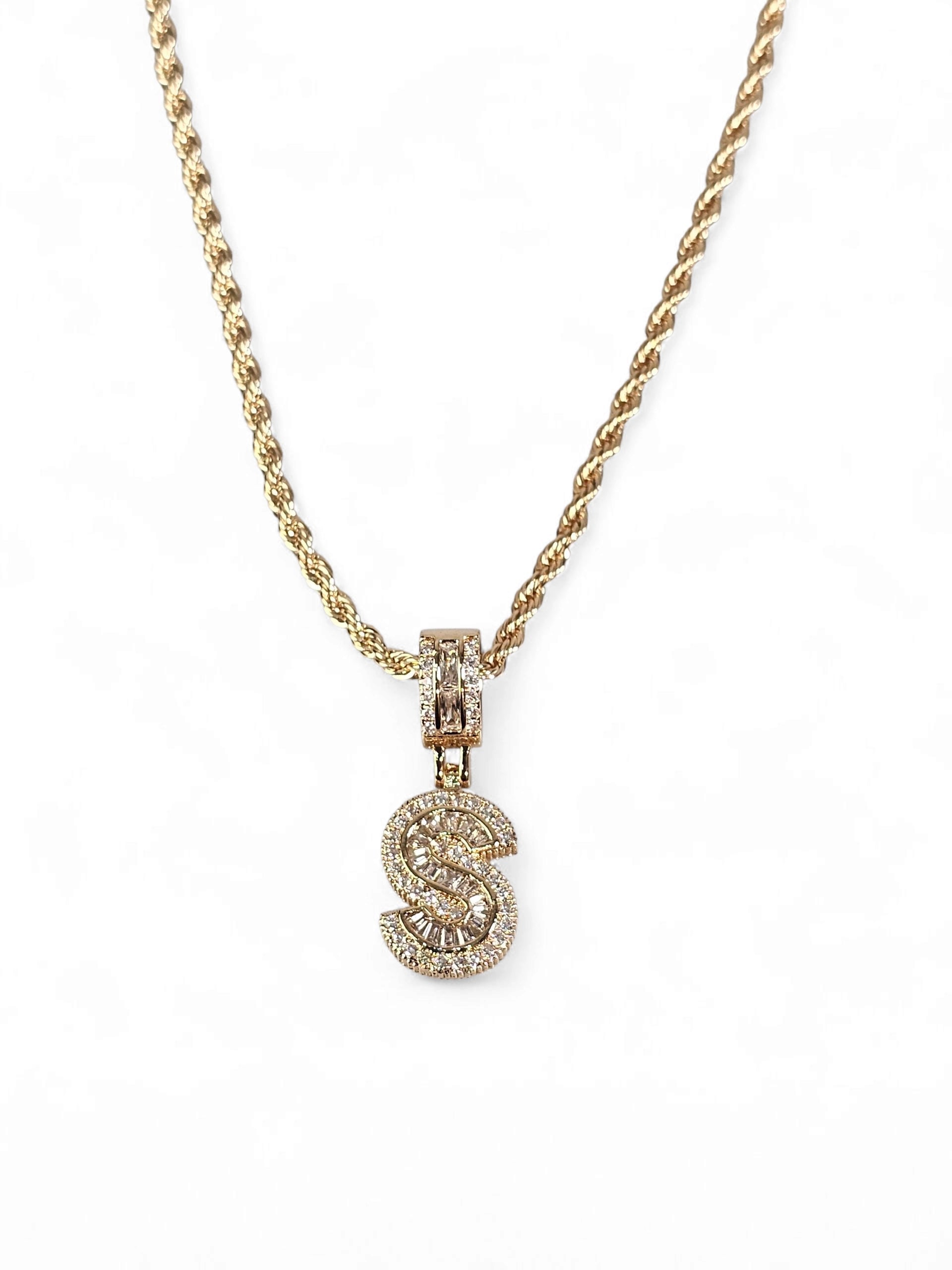 Colar Inicial (S) Zirconia