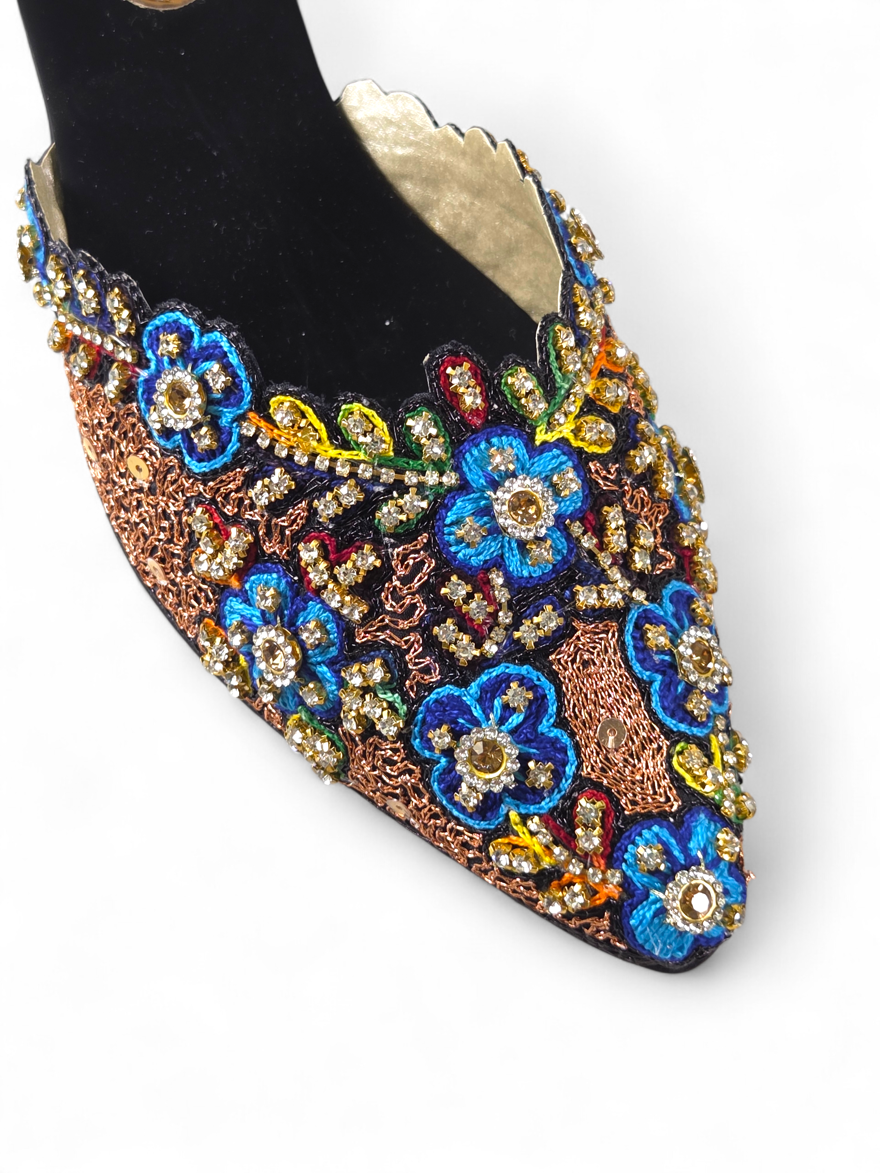 Mule 9713 Preto Salto Médio