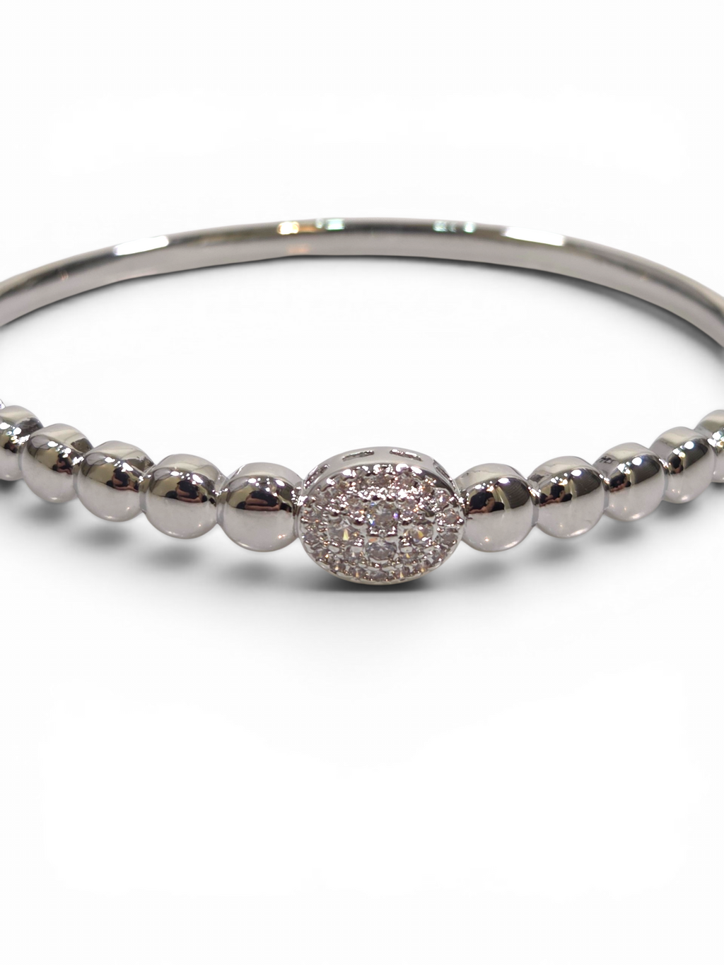 Pulseira Cristal Zirconia Prata 2015