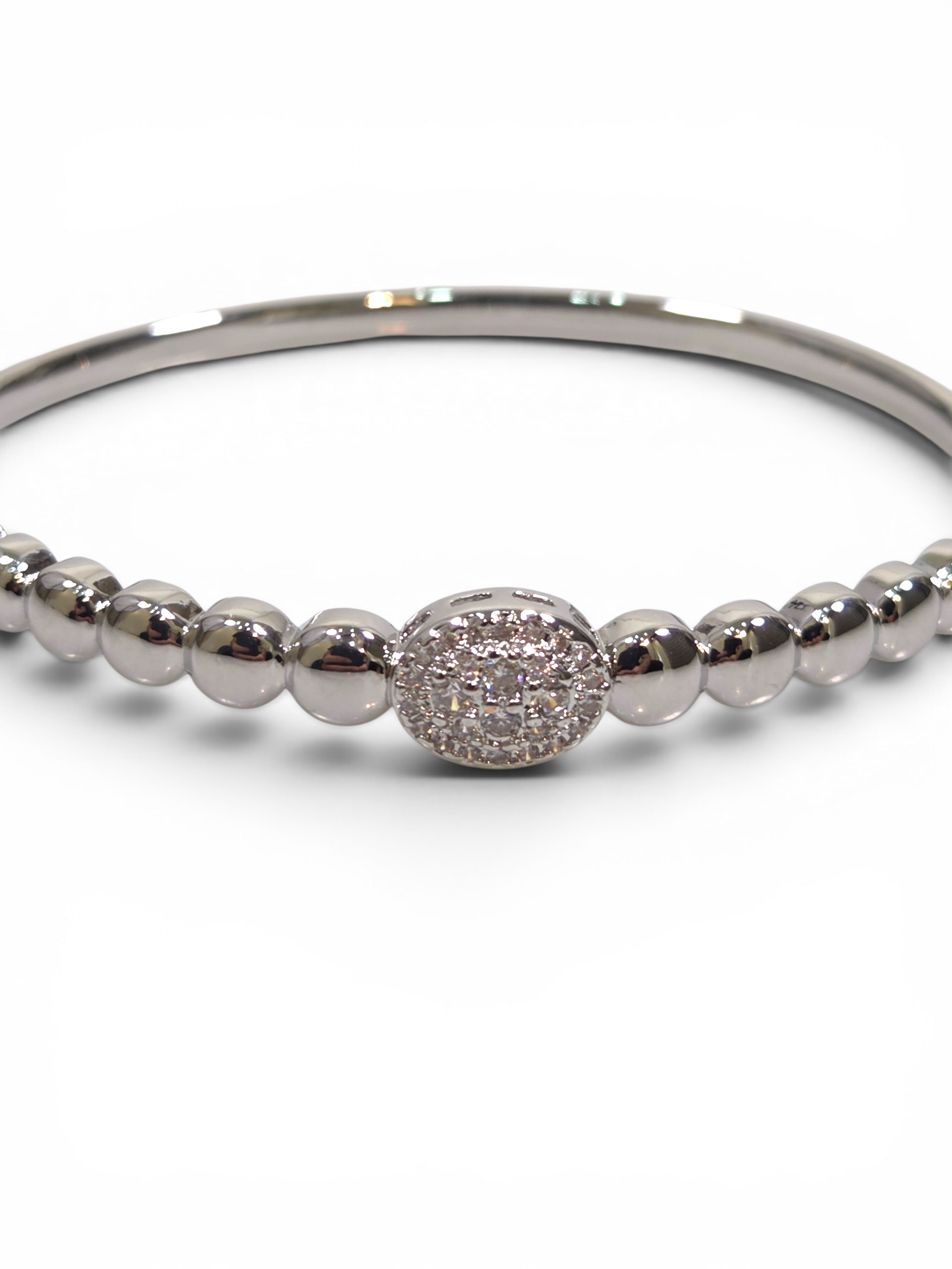 Pulseira Cristal Zirconia Prata 2015