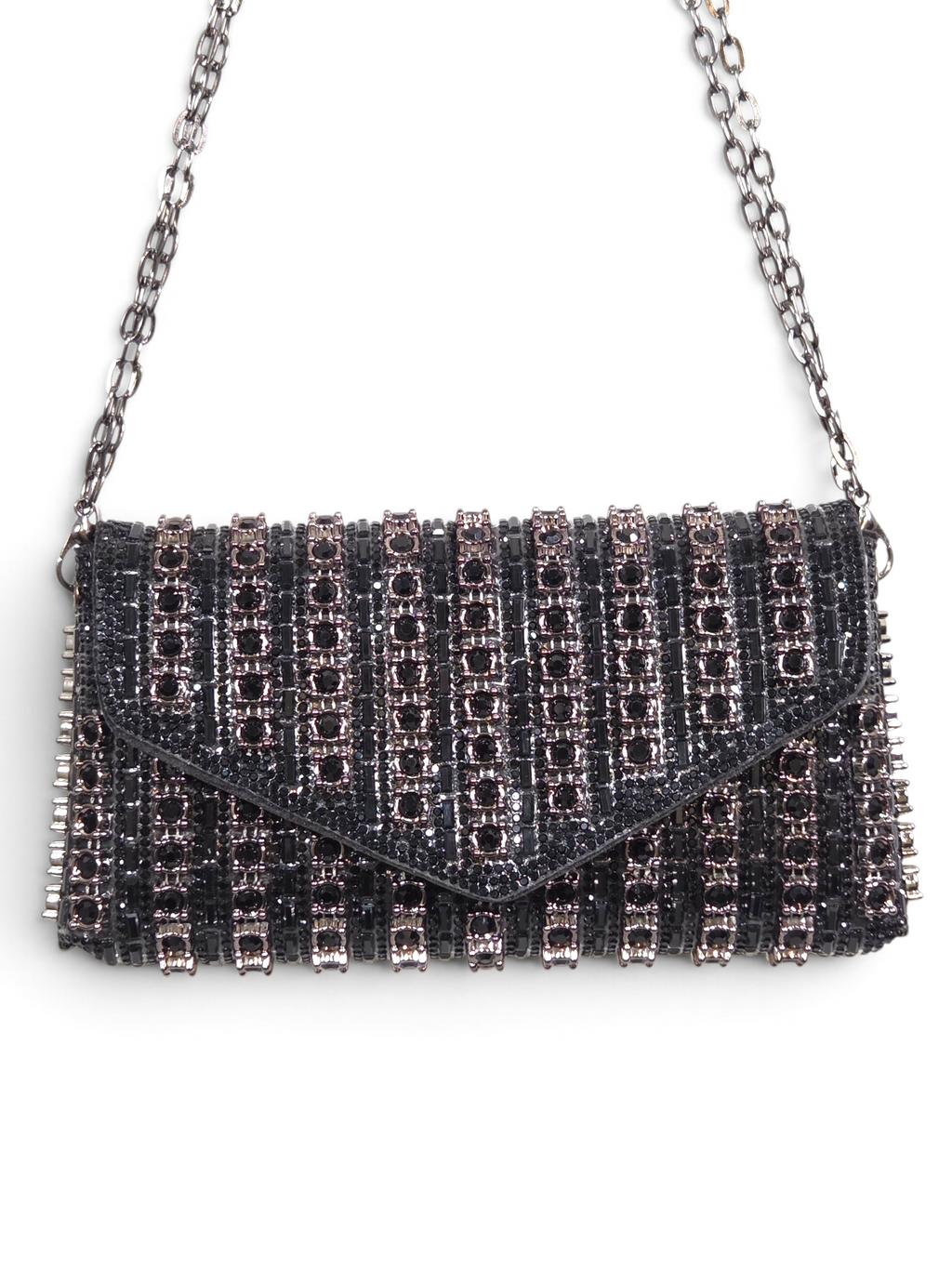 Carteira Royal Clutch Cristal Preto 1104