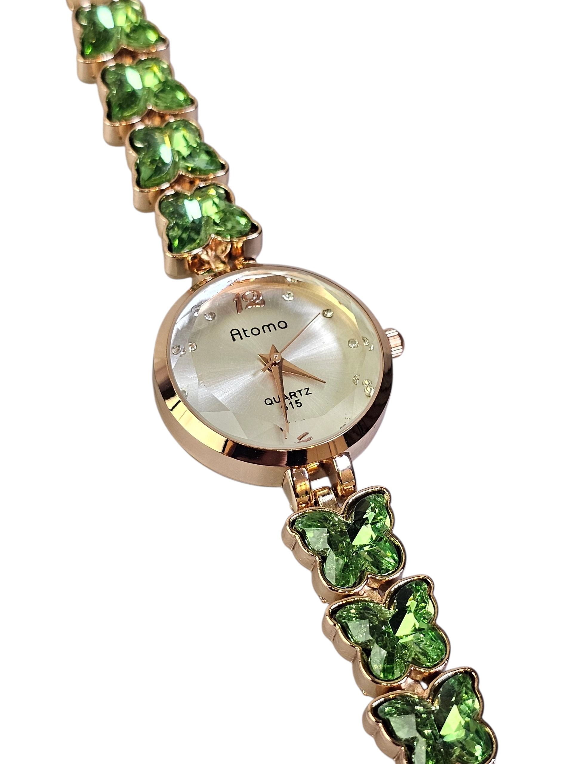 Relógio Prova d’Água com Pulseira Folheada 028