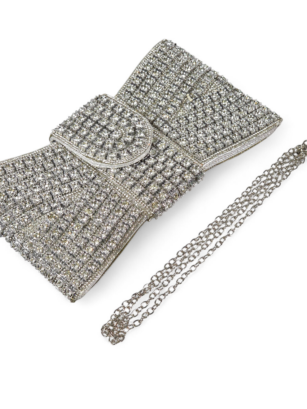 Carteira Luxo Cristal Prata 1038