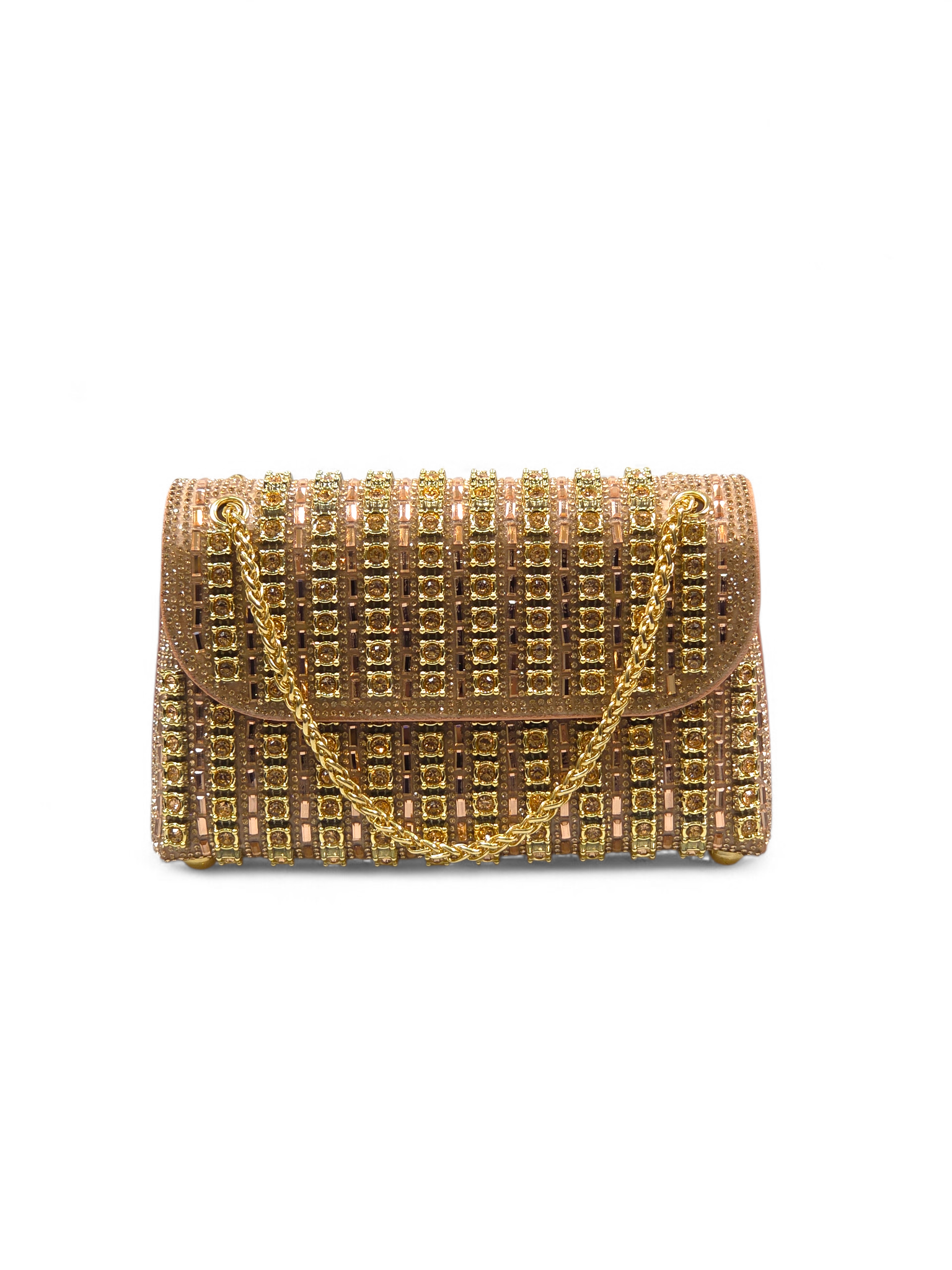Bolsa Clutch Cristal Champagne 1063
