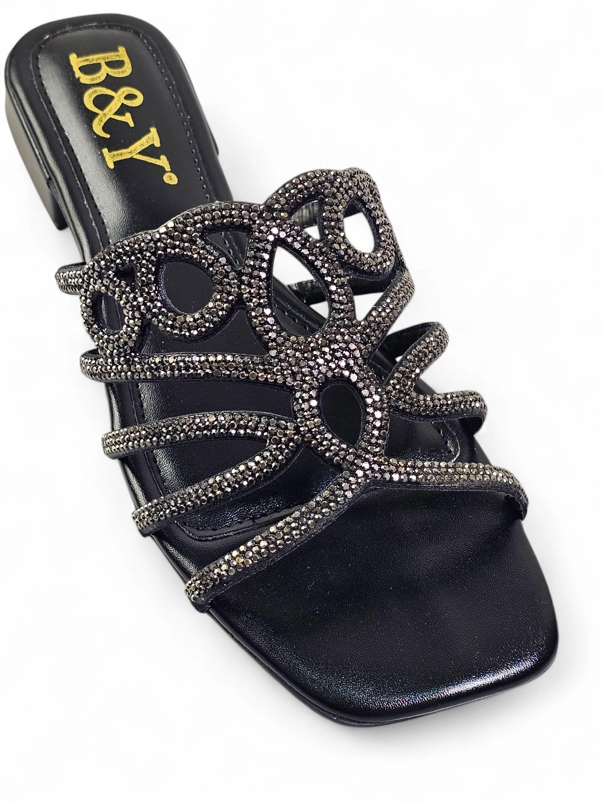 Tamanco 3002 Preto Salto Baixo