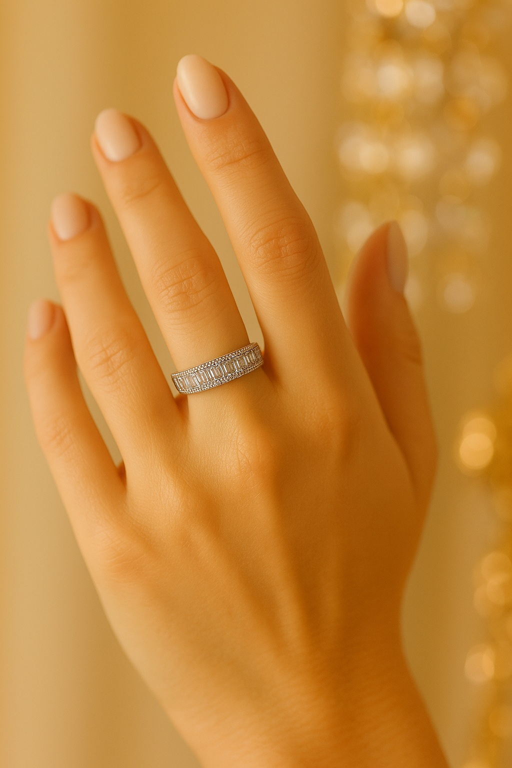 Anel Cristal Zirconia Prata 002