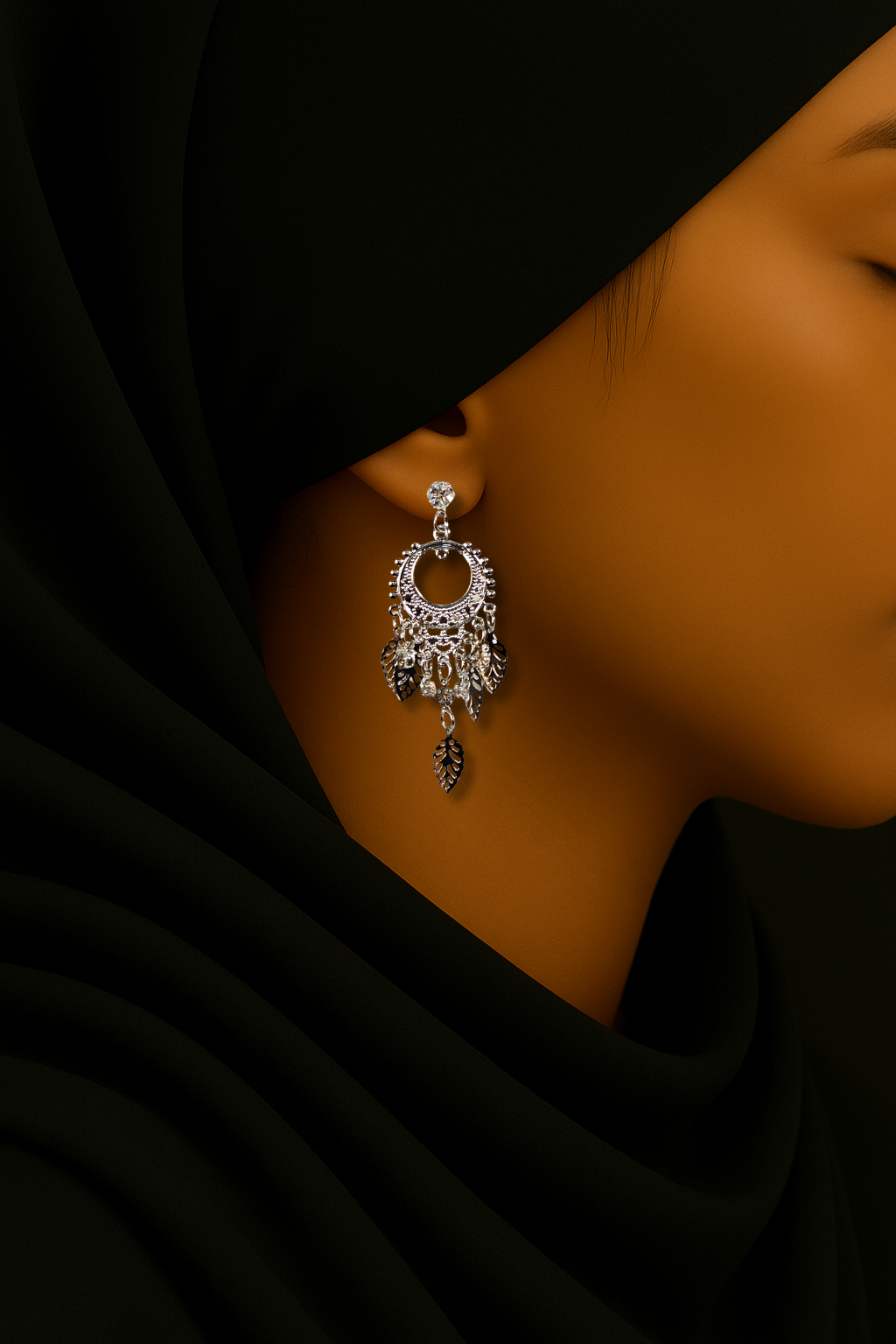 Brinco Cristal Prata 052