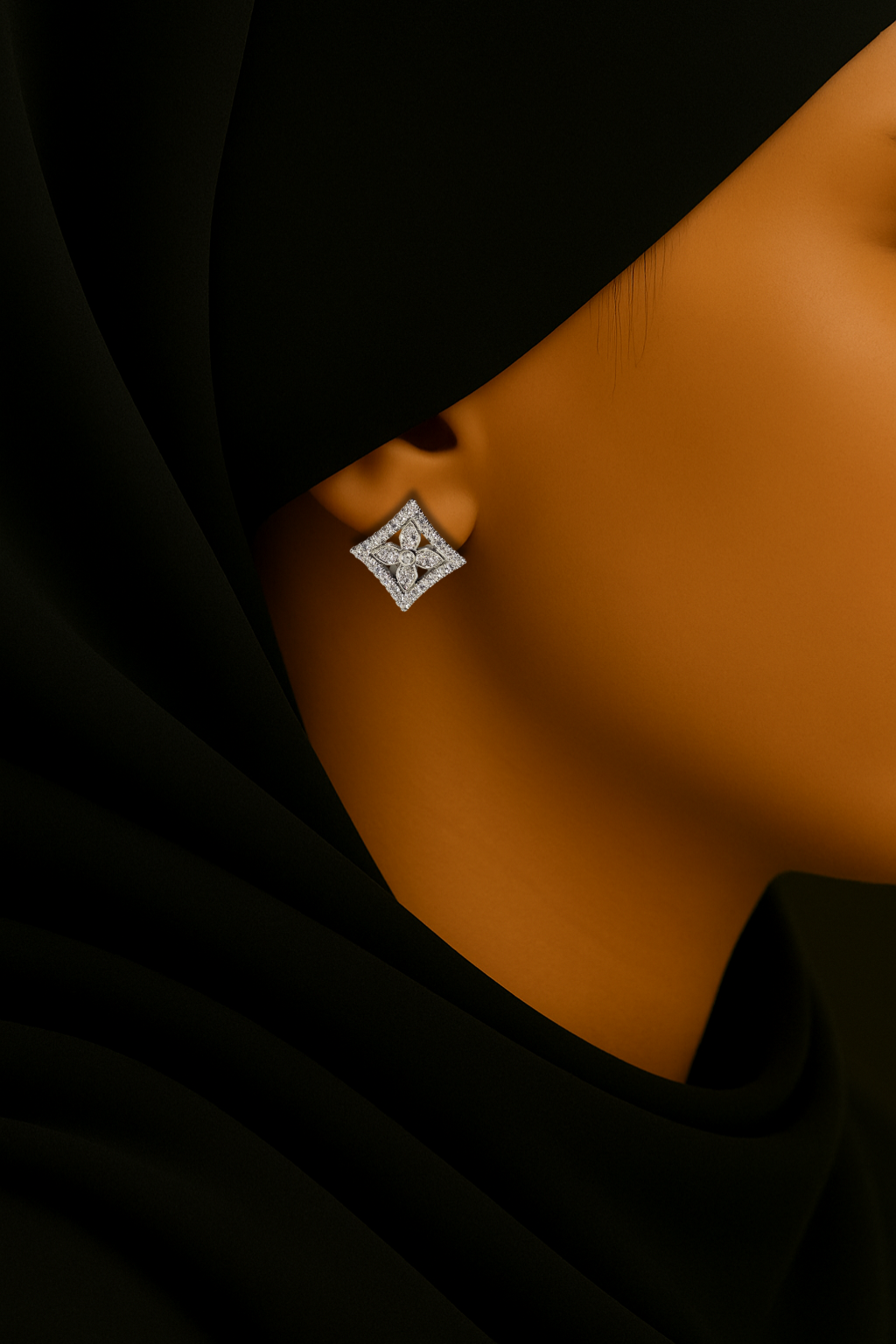 Brinco Zirconia Prata 006