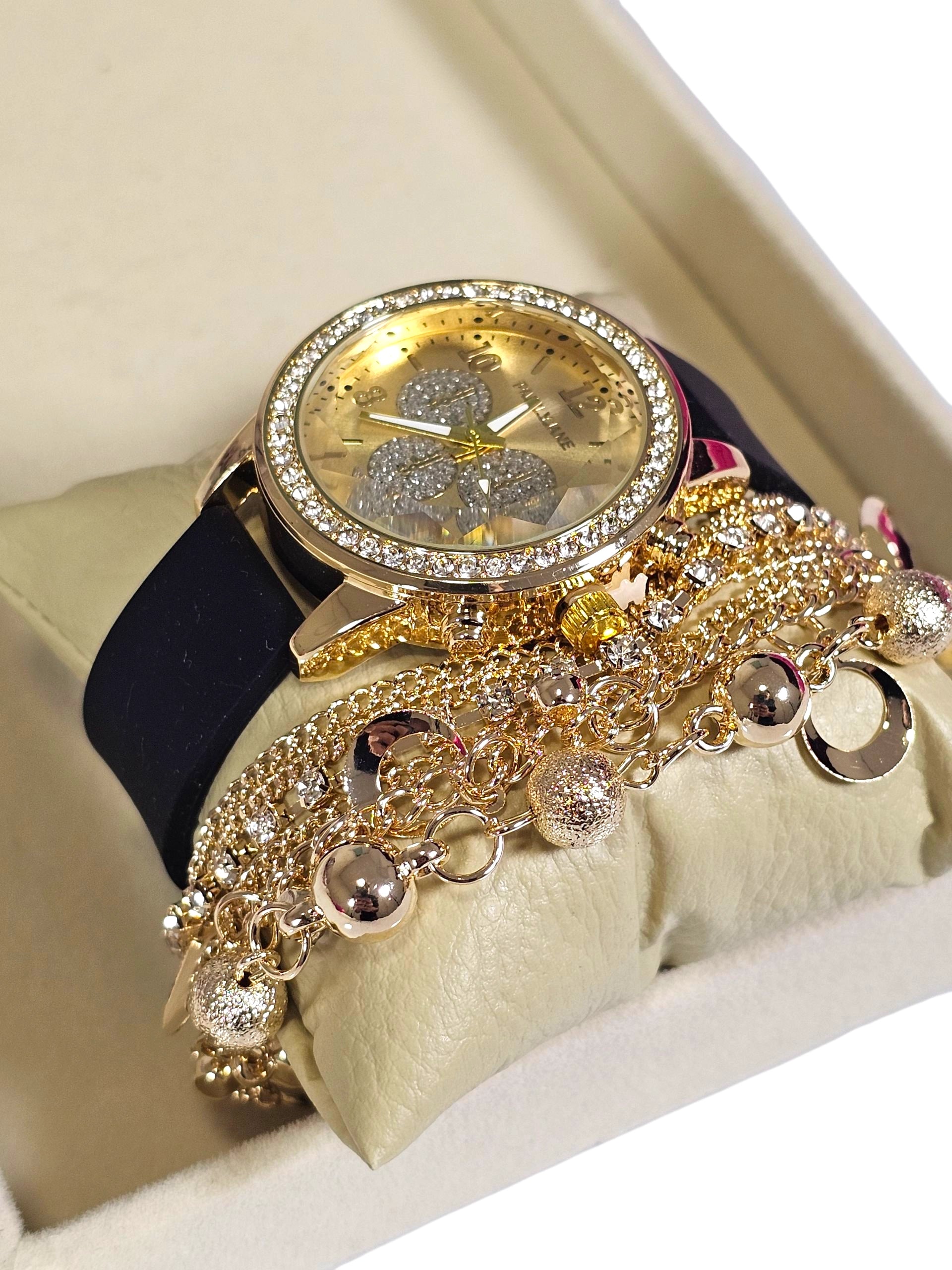 Relógio Prova d’Água com Pulseira Folheada 001