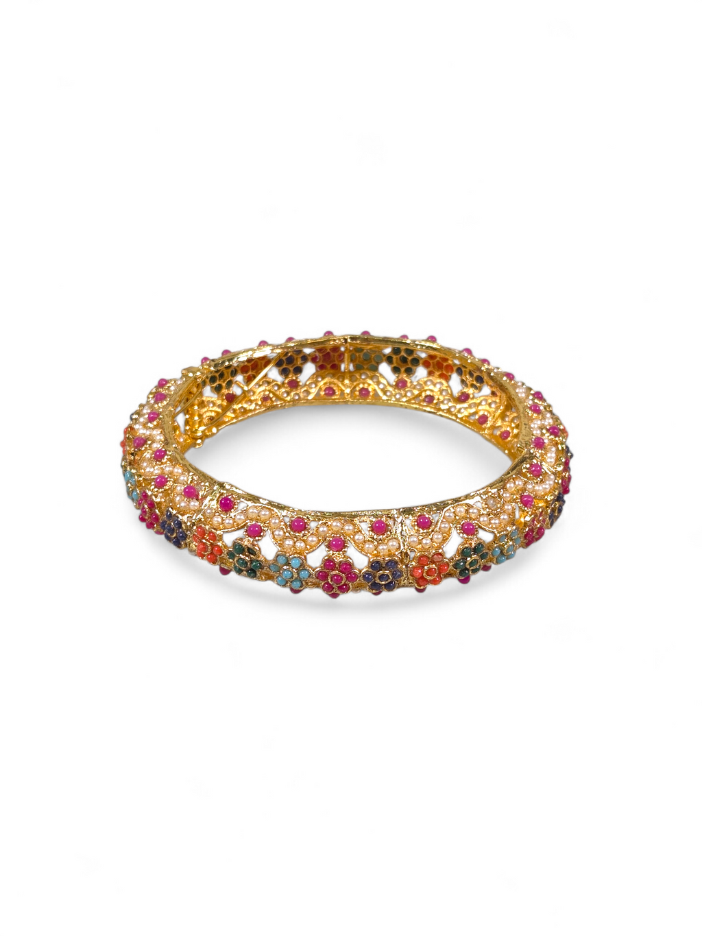 Bracelete Folheado Semi Joia Dourada #1038