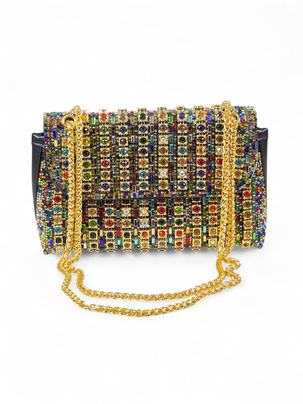 Bolsa Luxo Cristal Preto 1043