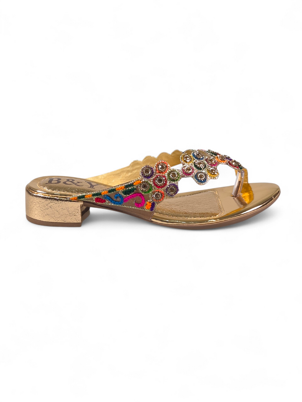 Chinelo 9817 Bronze Salto Bloco