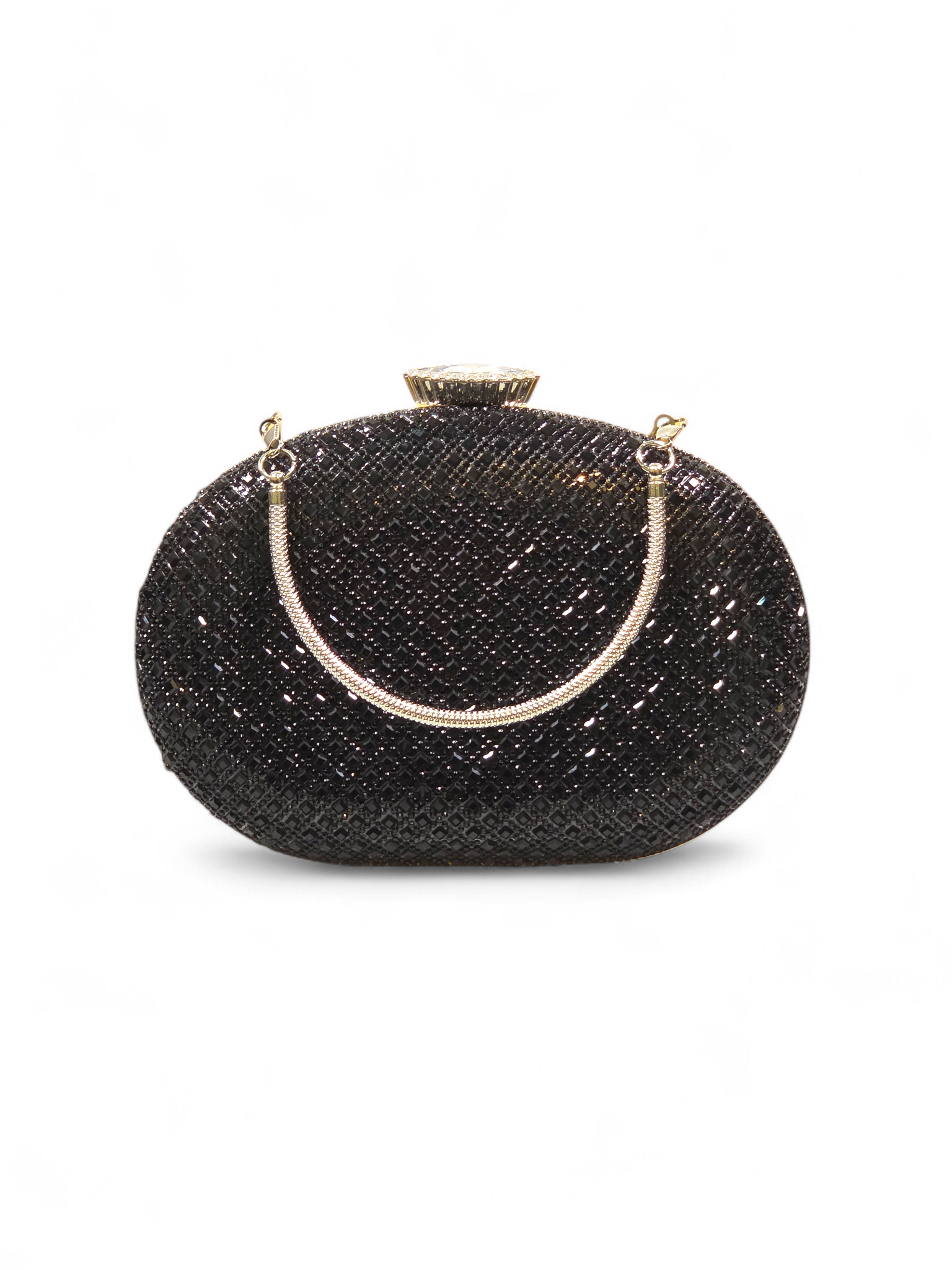 Bolsa Clutch Cristal Preto 1057