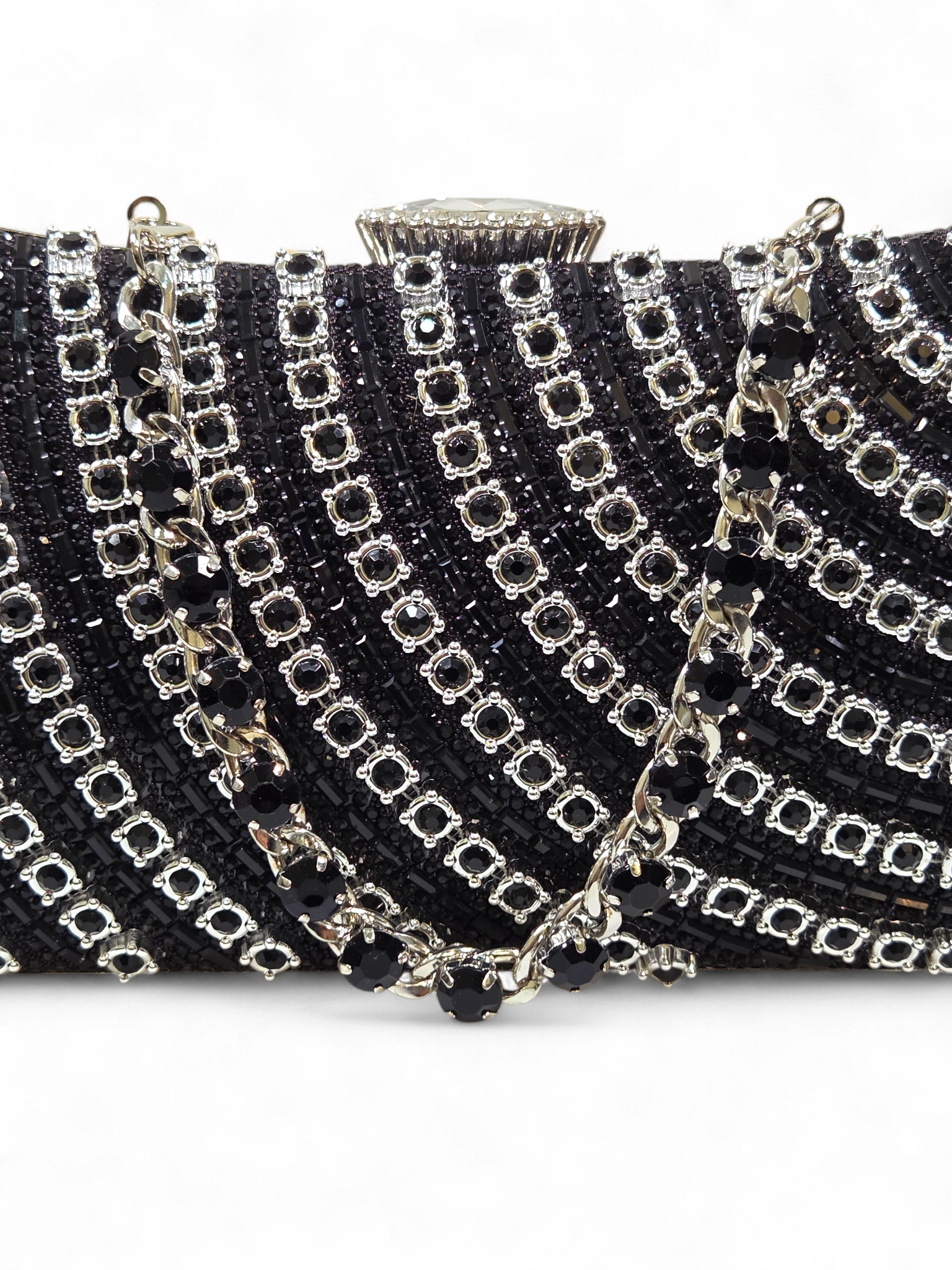 Bolsa Clutch Cristal Preto 1053