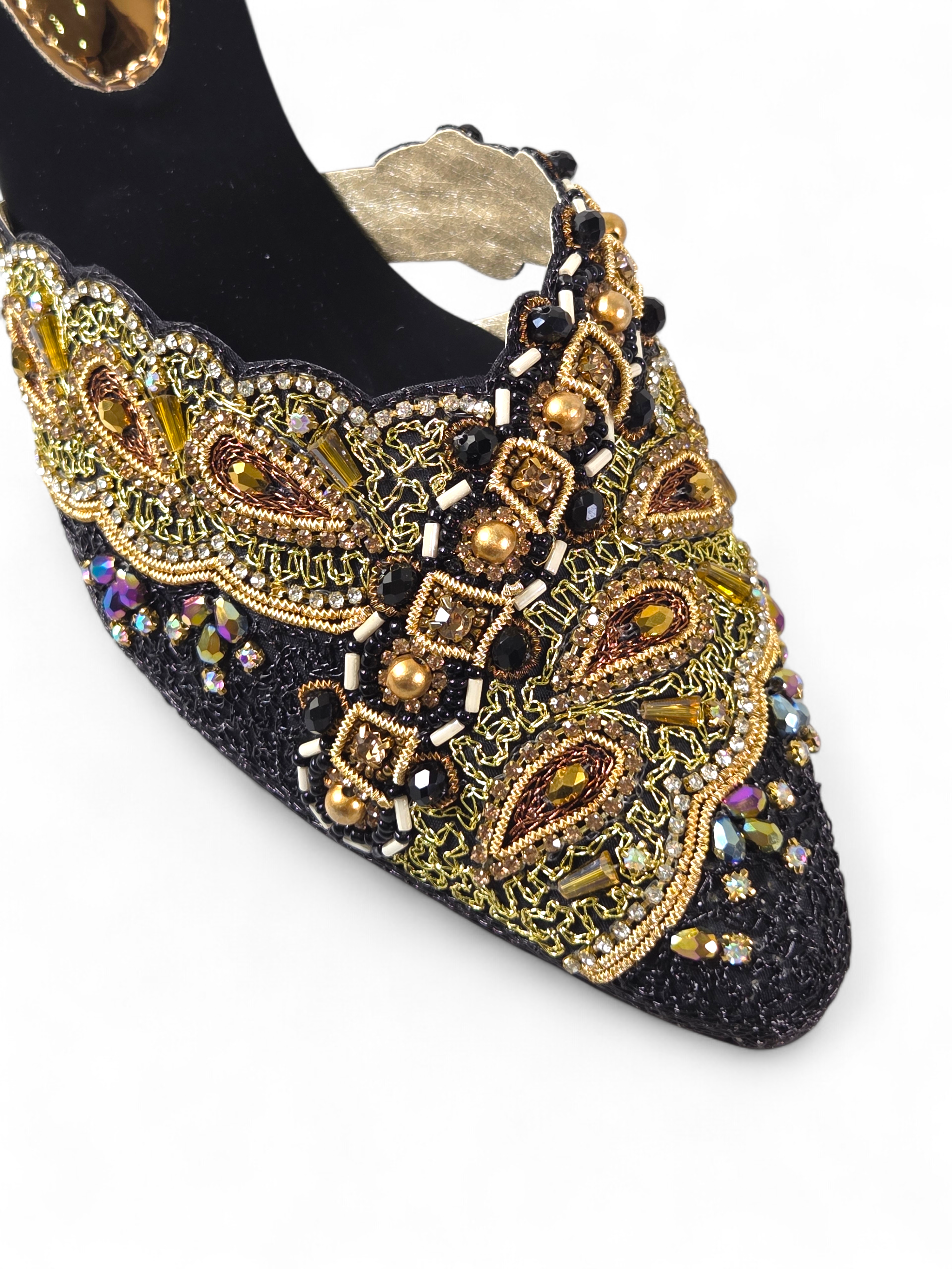 Mule 9497 Preto Salto Medio