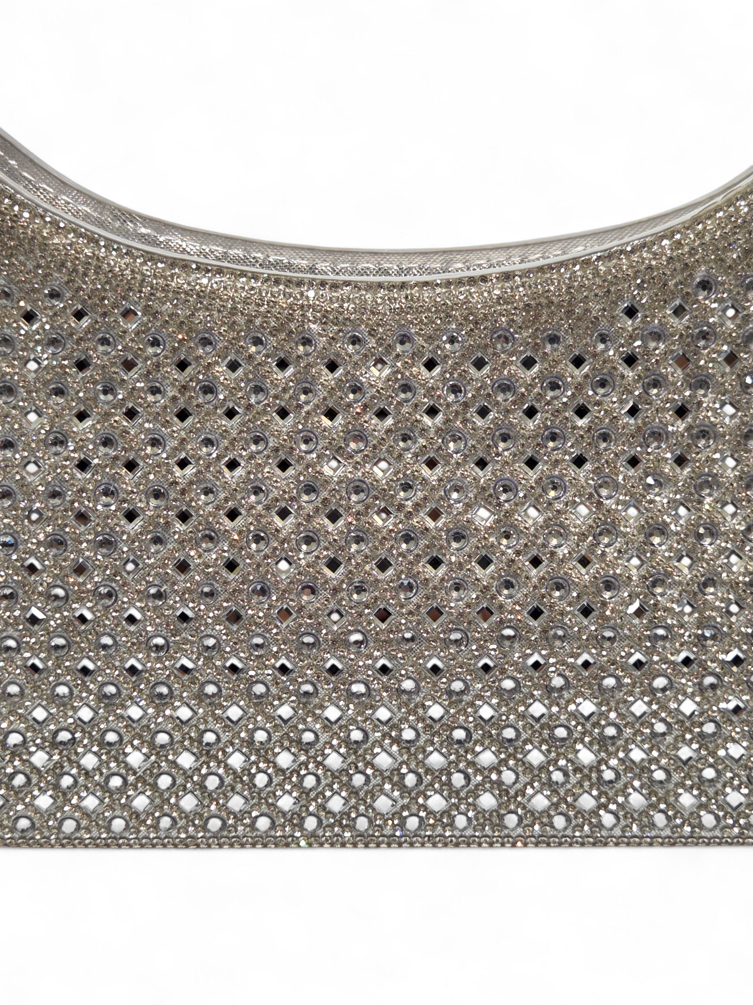 Bolsa Cristal Prata 1079
