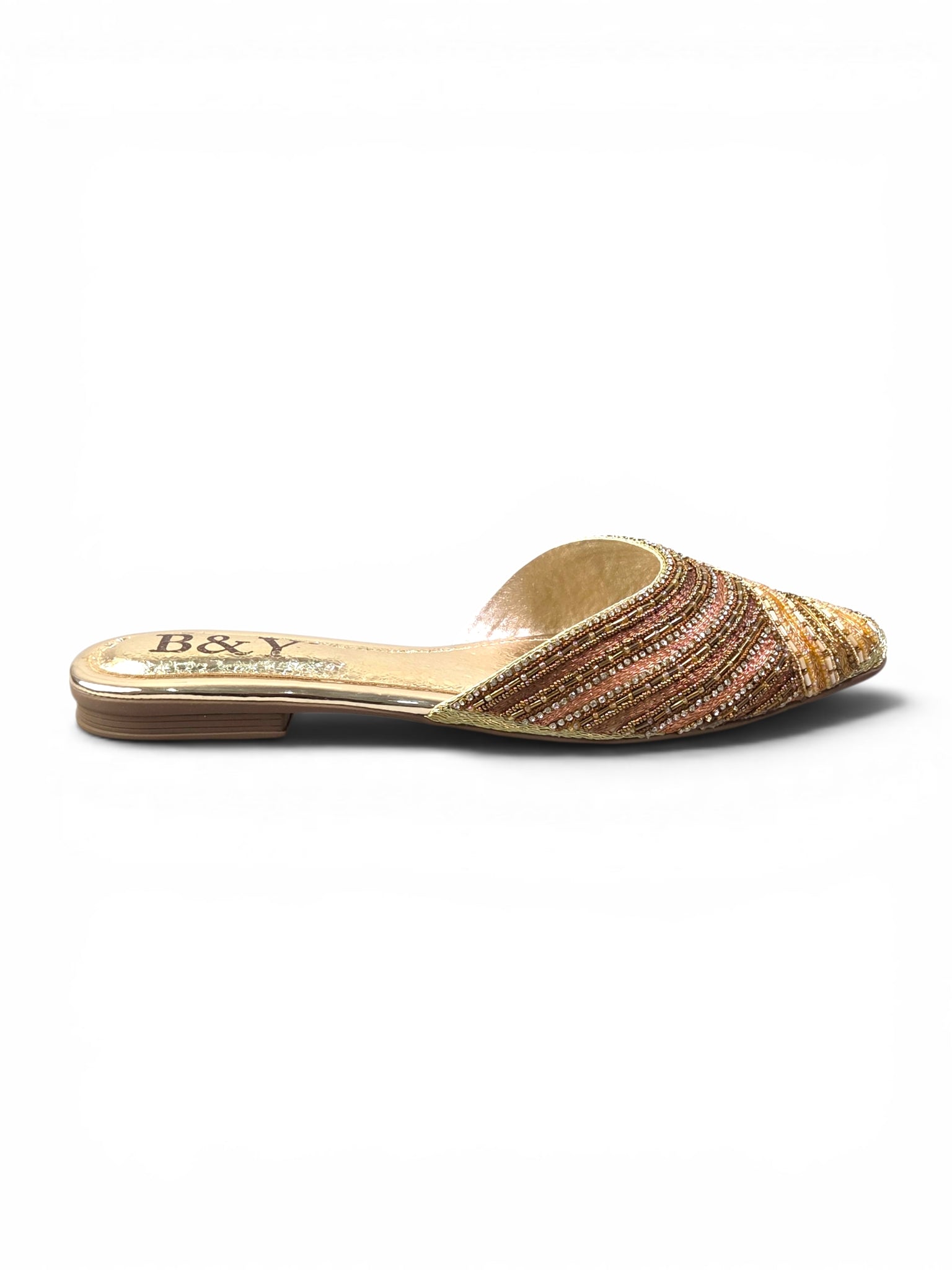 Mule 9563 Dourado Sem Salto