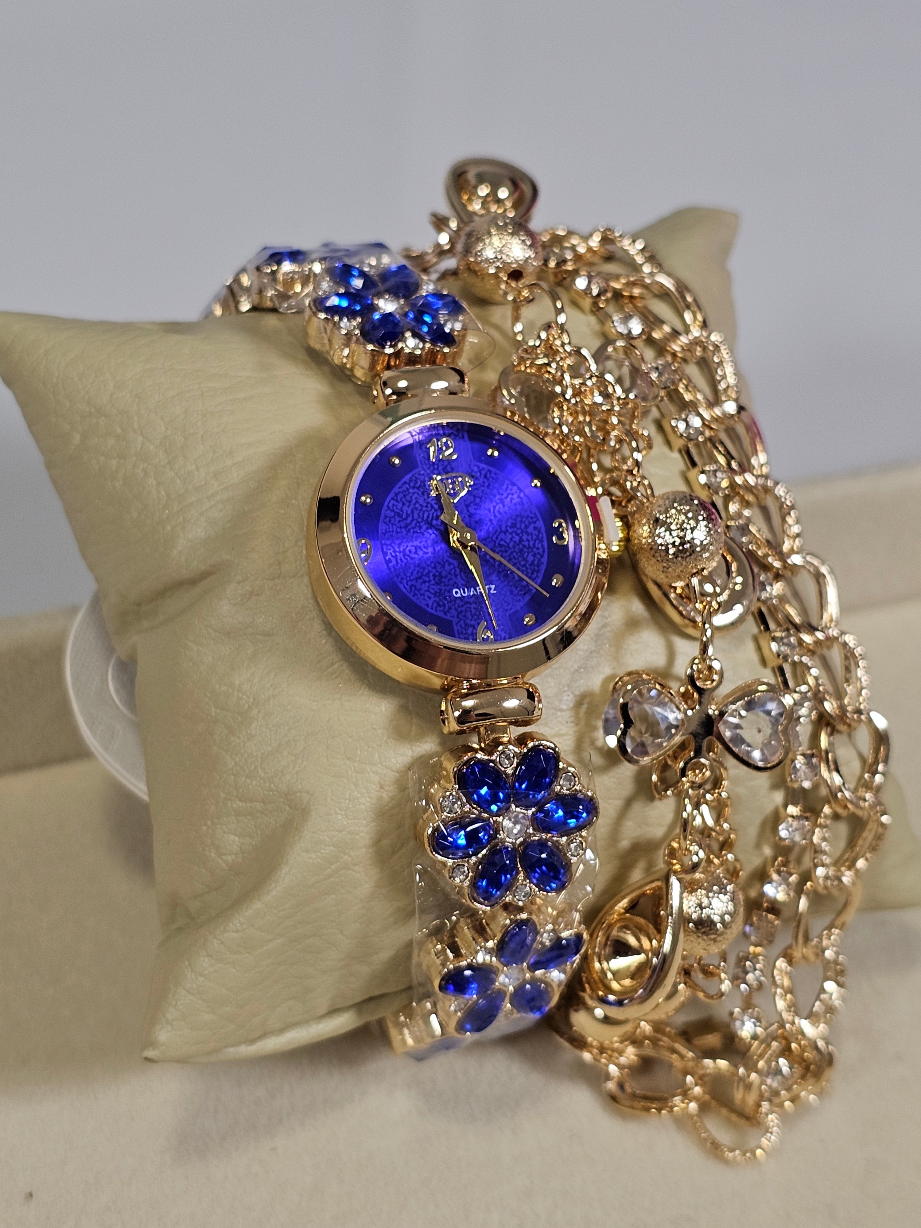 Relógio Prova d’Água com Pulseira Folheada 014