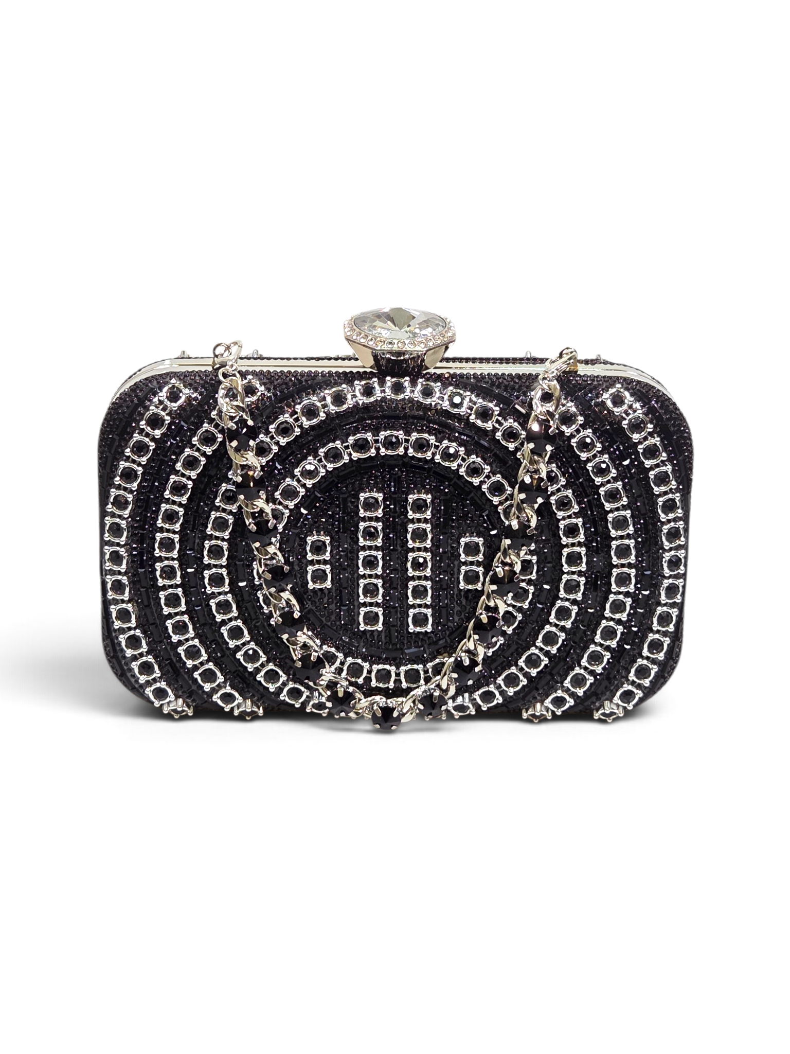 Bolsa Classic Clutch Cristal Preto 1100