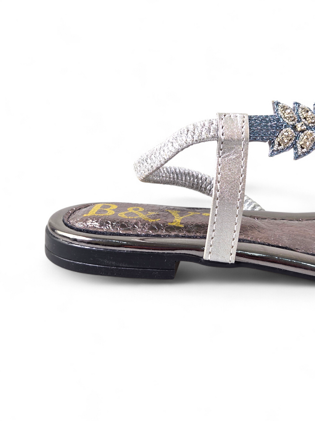 Sandália 1056 Prata Sem Salto