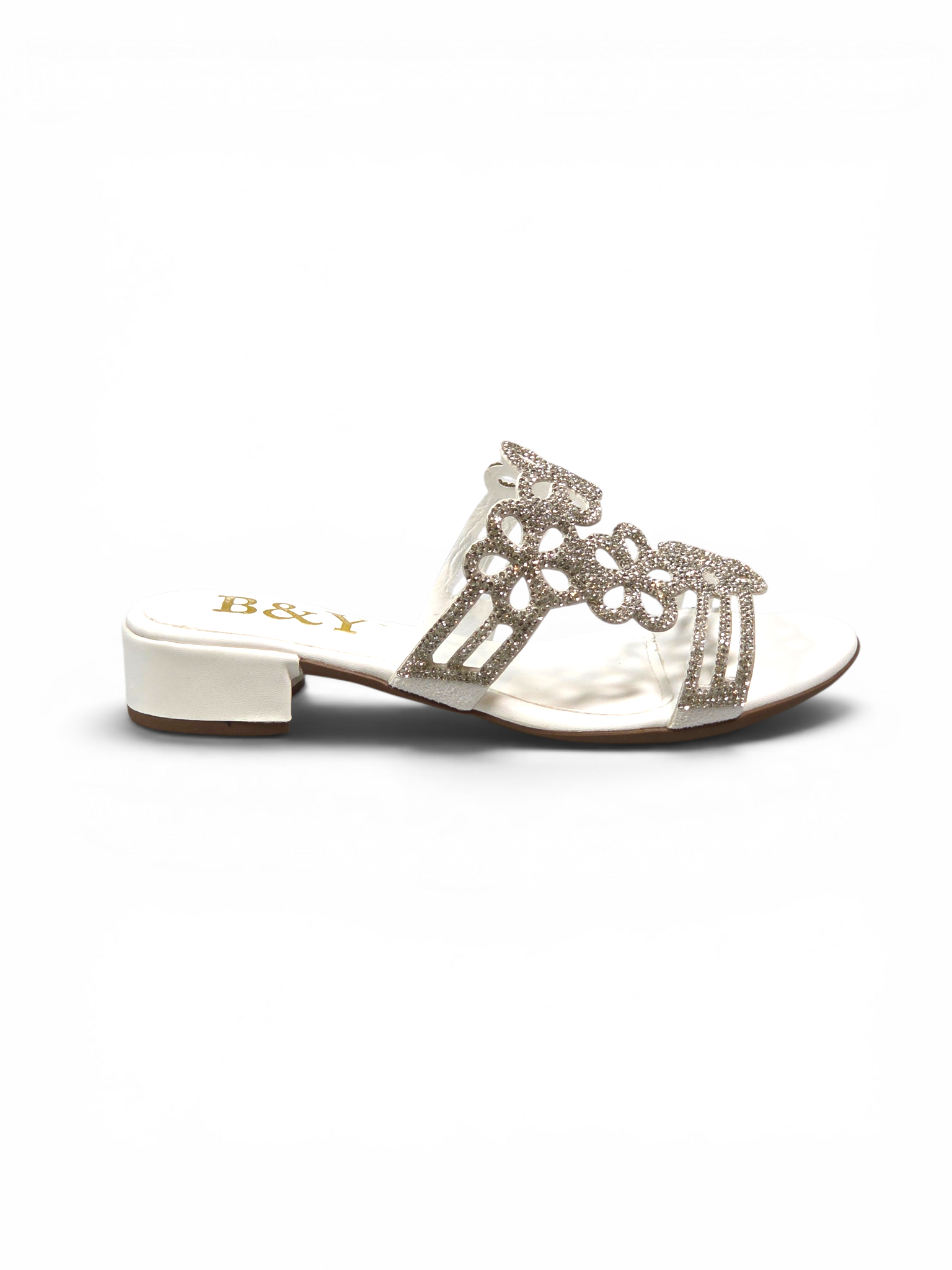 Tamanco 3001 Branco Salto Bloco 3 cm