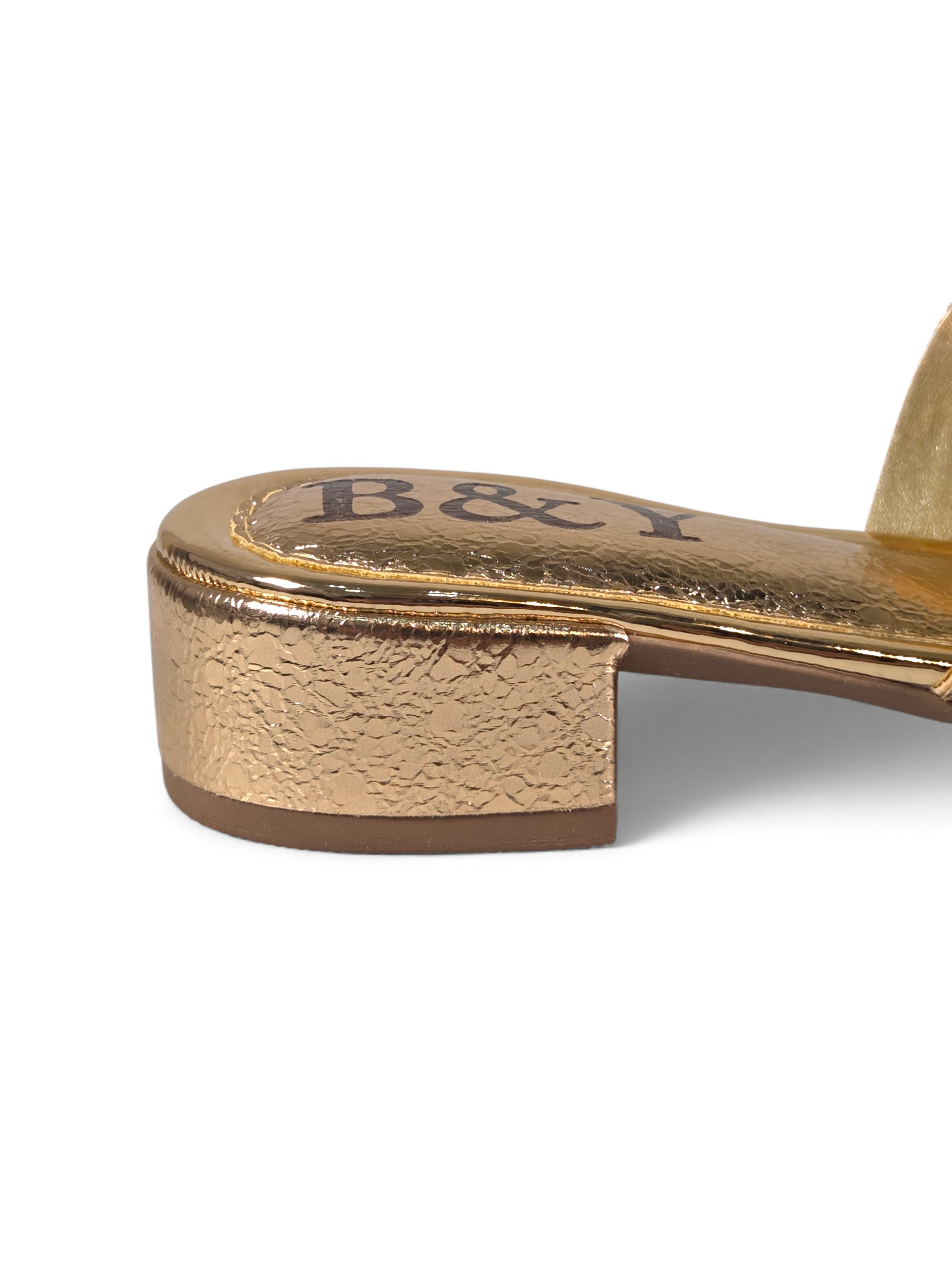 Chinelo 9441 Bronze Salto Bloco