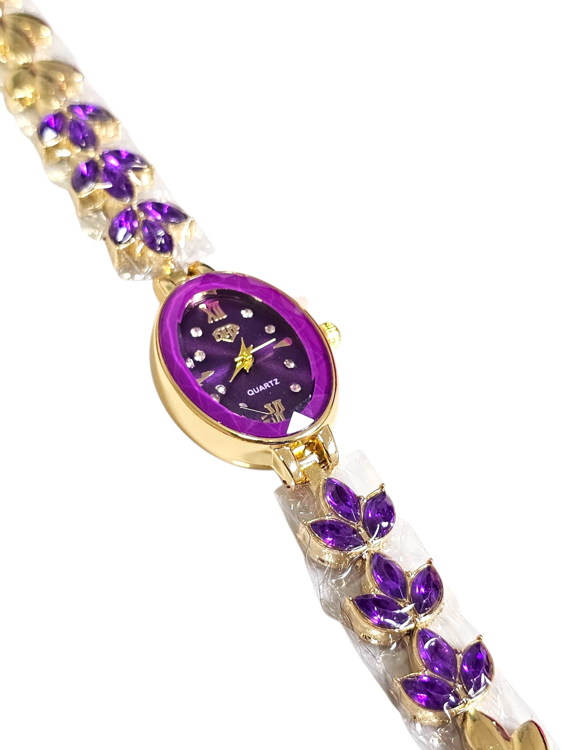 Relógio Prova d’Água com Pulseira Folheada 003