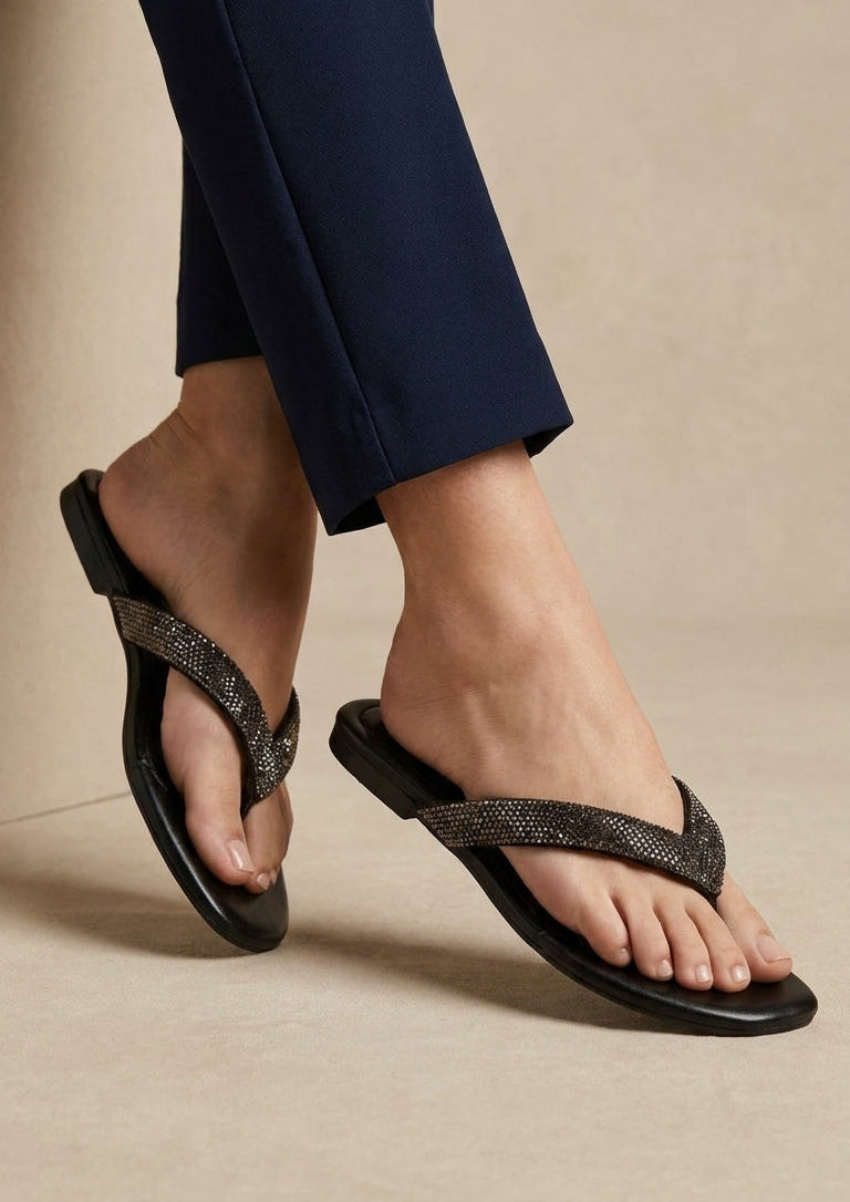 Chinelo 1222 Preto Sem Salto